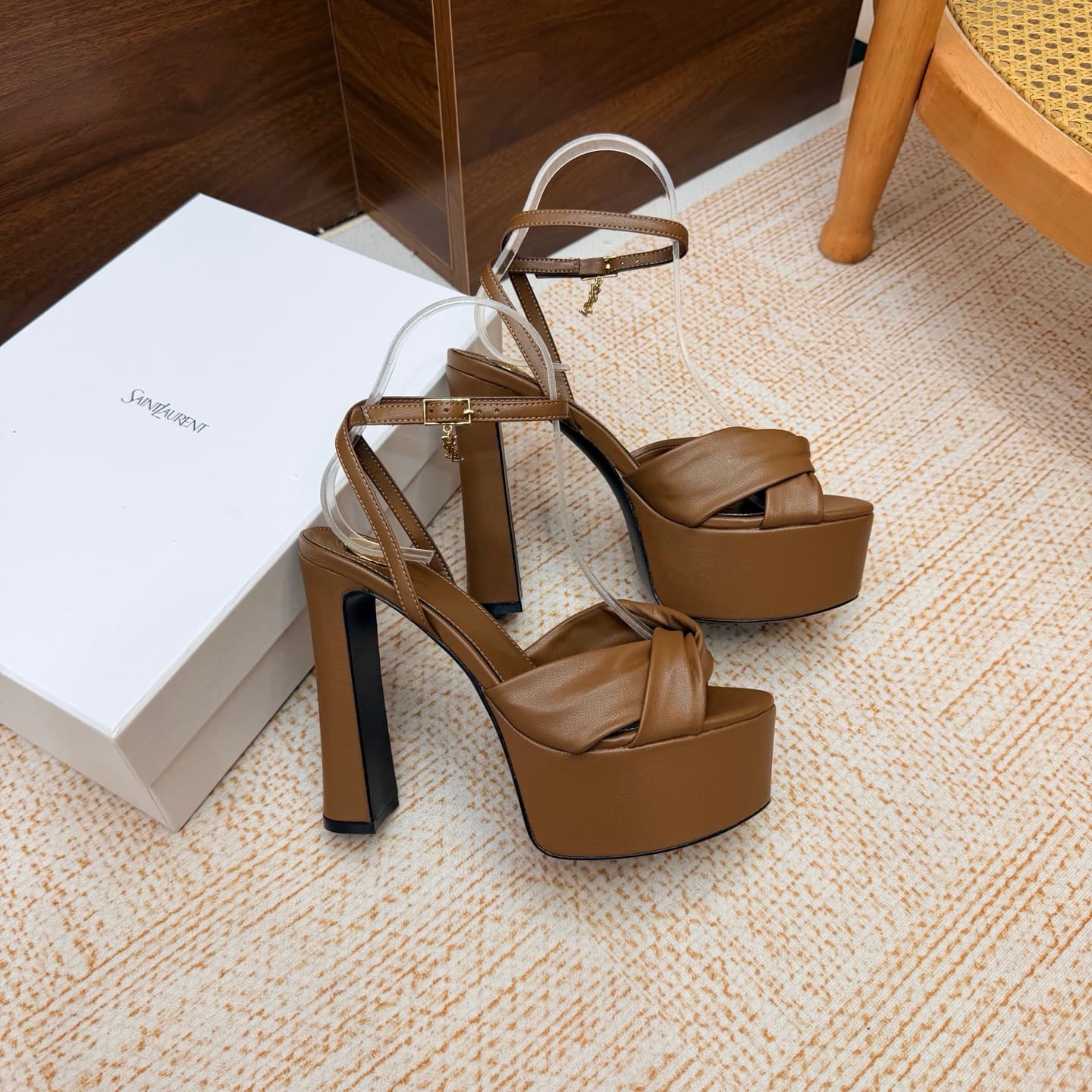 D12242 New model released: YSL Saint Laurent🖤 — SS2026 Summer Fish Mouth high heels. New design, suitable for fashion shows; high heels and sandals. — image 8