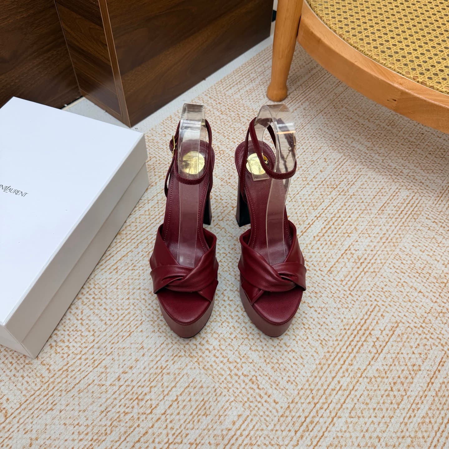 D12241 New model available: YSL Saint Laurent🖤 – SS2026 Summer Fish Mouth high heels. New design, show-style sandals with high heels. — image 5