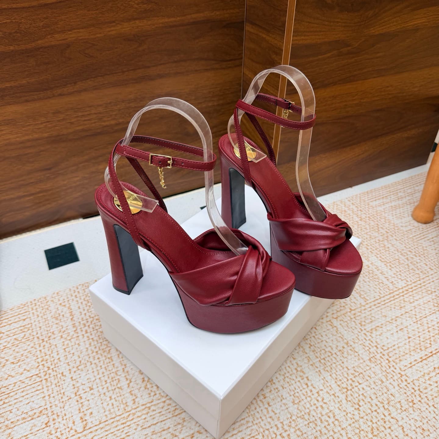 D12241 New model available: YSL Saint Laurent🖤 – SS2026 Summer Fish Mouth high heels. New design, show-style sandals with high heels. — image 3