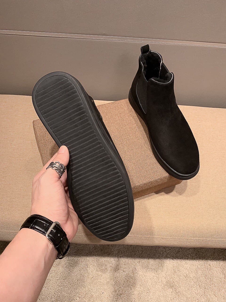 D14 (Real), brand UGG, official latest model, original order 1:1 latest boots made of genuine wool, fake one pays ten, absolutely high-end goods, quality is beyond words, carefully selected high-quality imported leather, dedicated to creating perfect gent — image 6