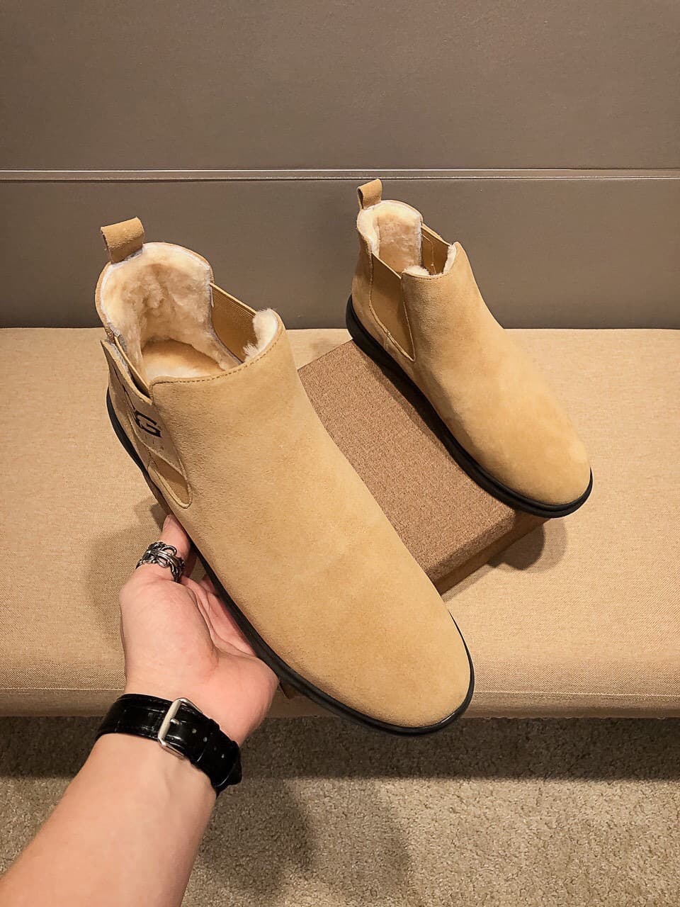 D15 (Real), brand UGG, official latest model, original order 1:1 latest boots made of genuine wool, fake one pays ten, absolutely high-end goods, quality is beyond words, carefully selected high-quality imported leather, dedicated to creating perfect gent — image 8