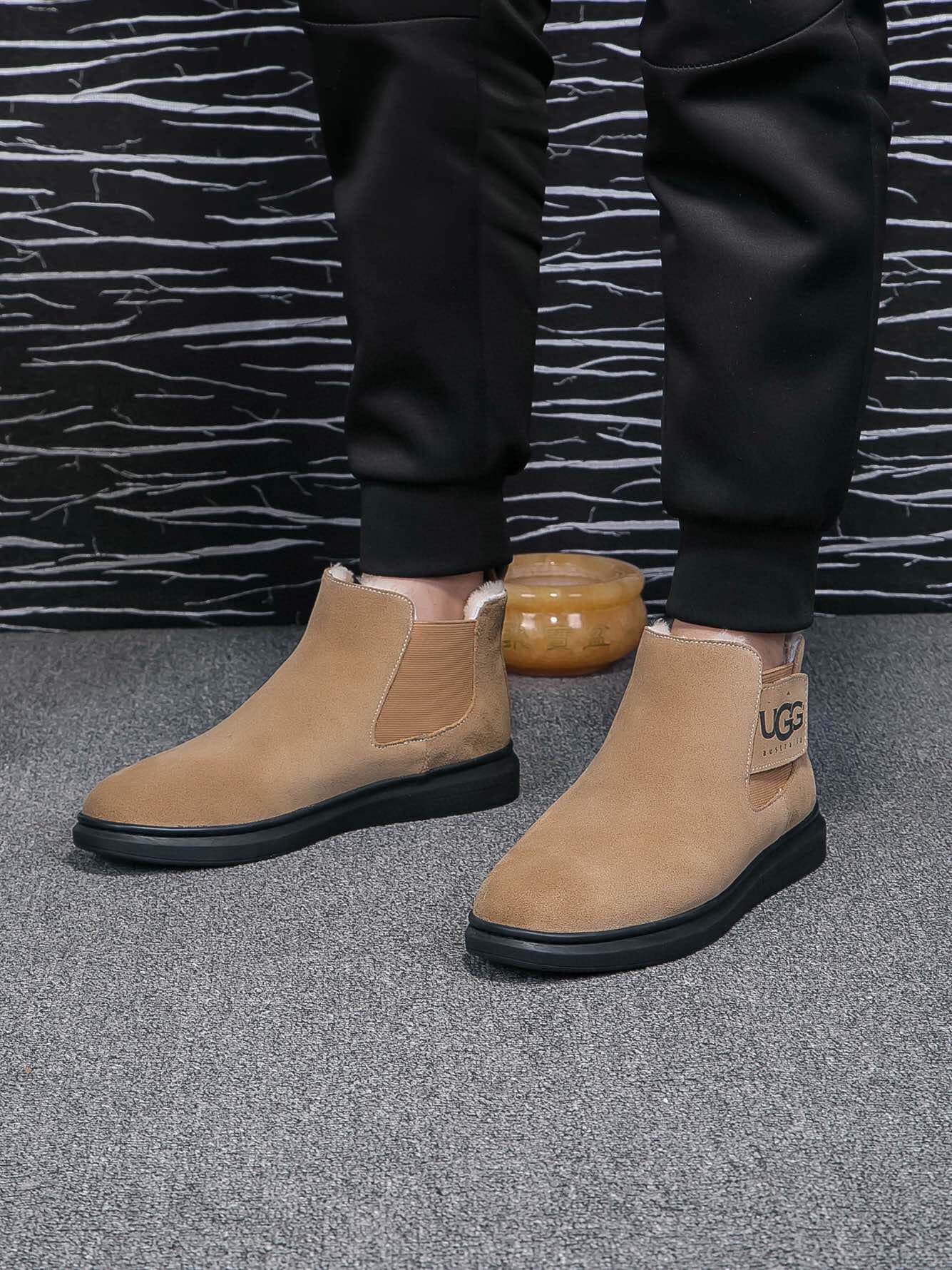 D17 (Real), brand UGG, official latest model, original order 1:1 latest boots made of genuine wool, fake one pays ten, absolutely high-end goods, quality is beyond words, carefully selected high-quality imported leather, dedicated to creating perfect gent — image 5