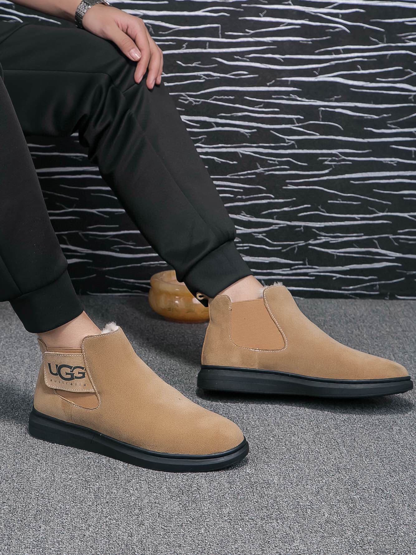 D17 (Real), brand UGG, official latest model, original order 1:1 latest boots made of genuine wool, fake one pays ten, absolutely high-end goods, quality is beyond words, carefully selected high-quality imported leather, dedicated to creating perfect gent — image 6