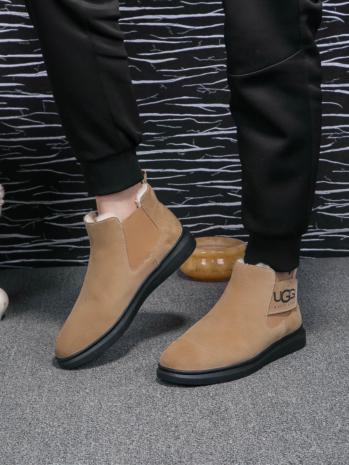 D17 (Real), brand UGG, official latest model, original order 1:1 latest boots made of genuine wool, fake one pays ten, absolutely high-end goods, quality is beyond words, carefully selected high-quality imported leather, dedicated to creating perfect gent — image 7