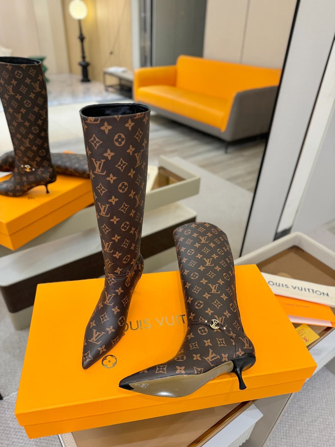 D9070 [Exclusive Purchase Level] Louis Vuitton 2025 Autumn-Winter Boots Collection! Perfect fit. — image 5