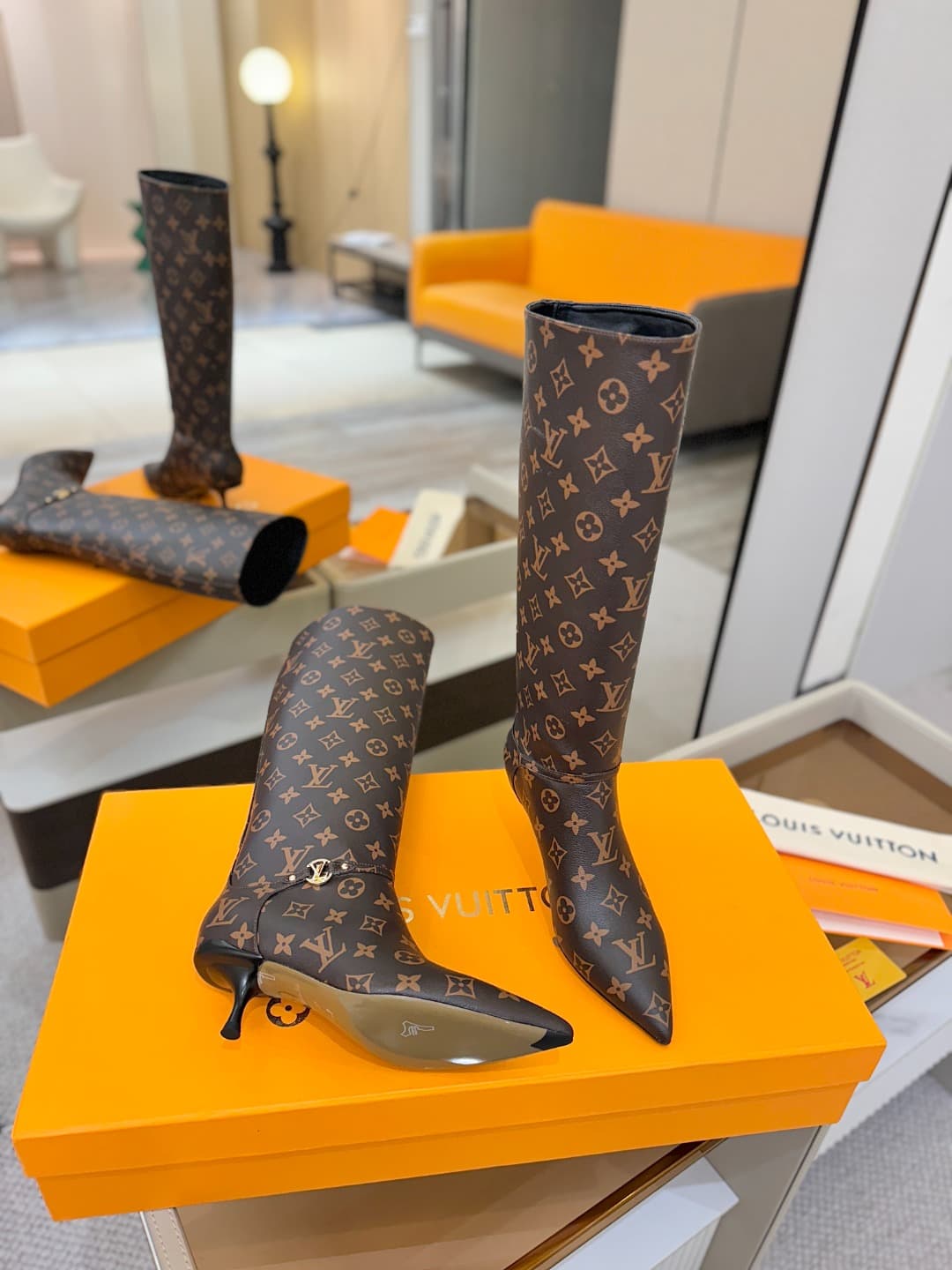 D9070 [Exclusive Purchase Level] Louis Vuitton 2025 Autumn-Winter Boots Collection! Perfect fit. — image 6