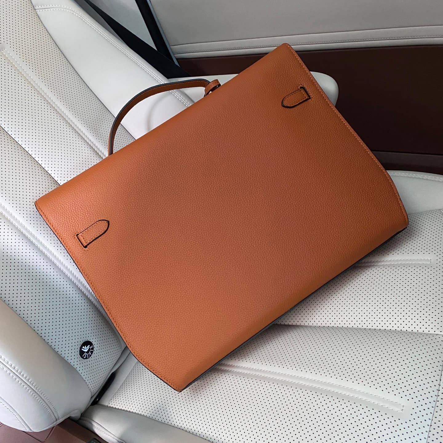 C4937 Hermès carabanolizontal 🇫🇷 Fashionable fingerprint lock, casual bag 🇫🇷 High-end original products, made from imported first-grade calf skin. Stylish and unique, handcrafted. The texture of the leather is excellent. Perfect for pairing with the dedic — image 2