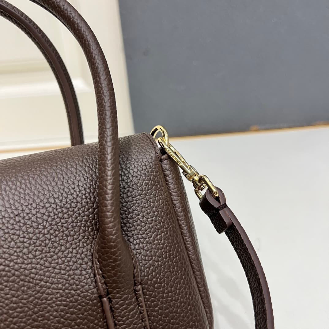 C8325 Small size, comes with a gift box. The new COCCINELLE Chicane bag features a crossbody design. Made of lychee-textured cowhide material, it can be worn on the hand or shoulder. It’s casual and stylish, simple and elegant. — image 6