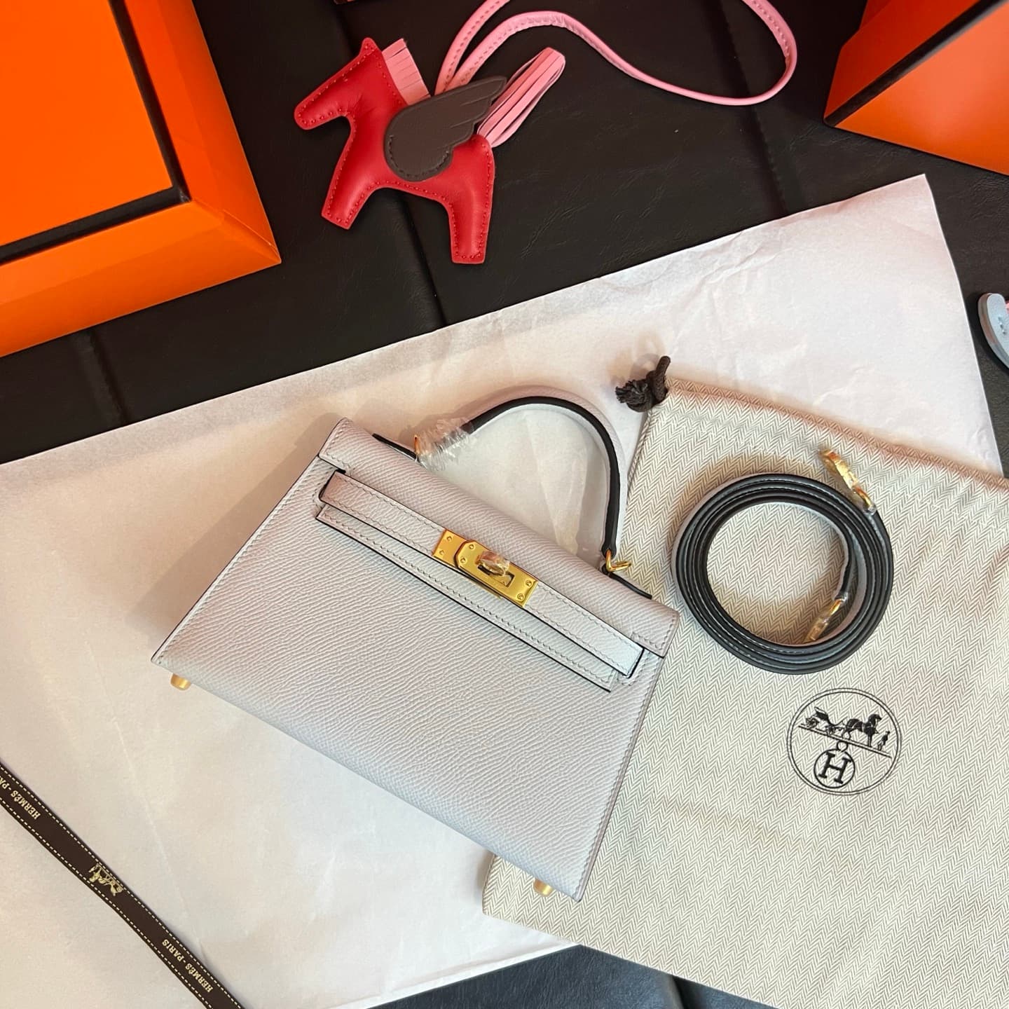 C4808 💰【Top-tier】Hermès Minikelly II Epsom, — image 5