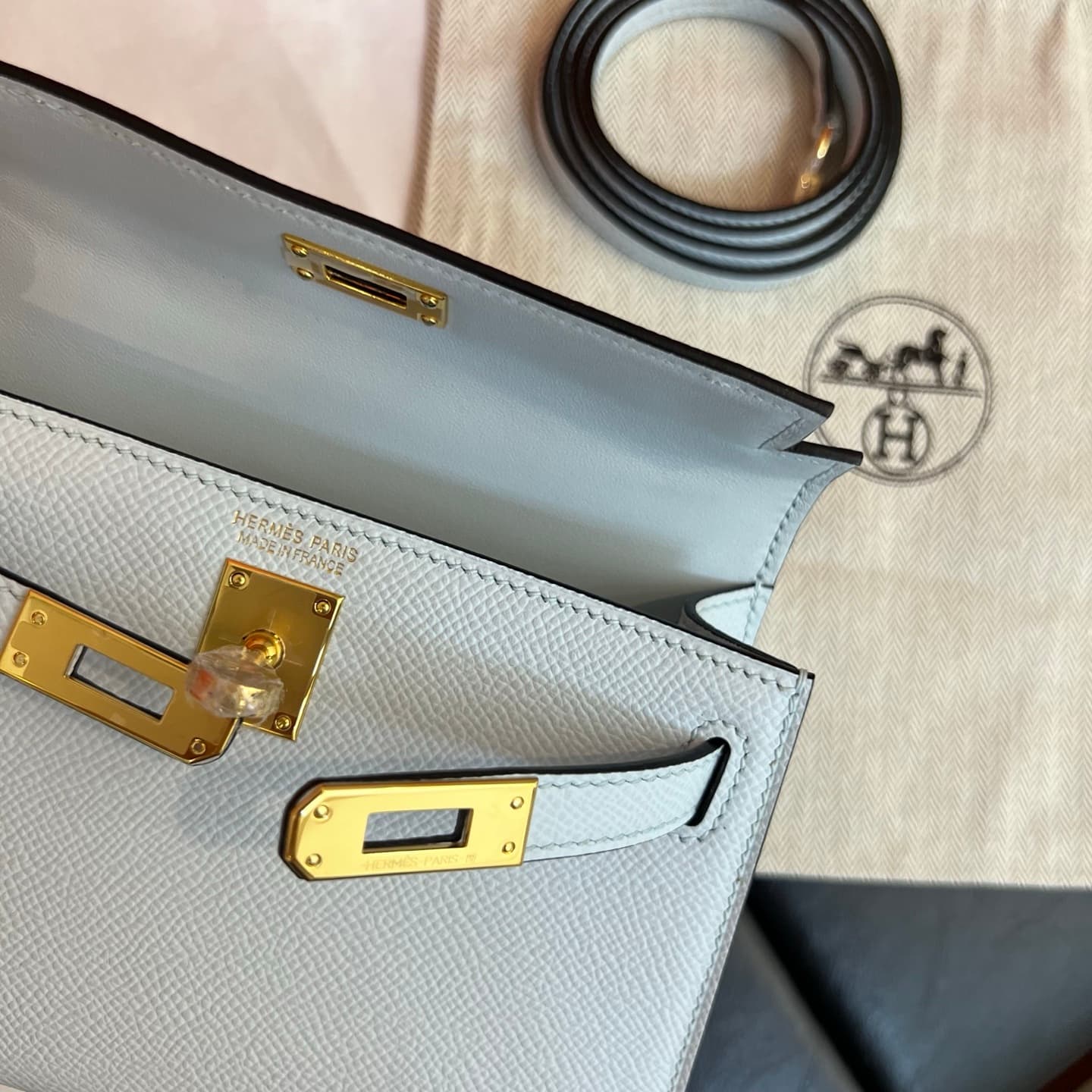 C4808 💰【Top-tier】Hermès Minikelly II Epsom, — image 8