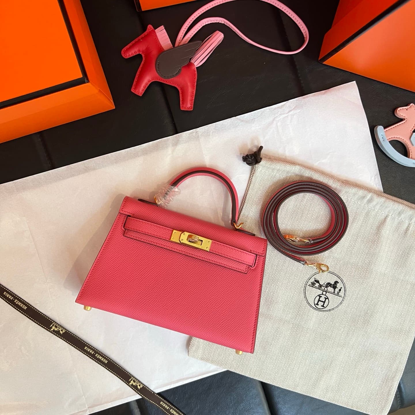 C4807 💰【Top-tier】Hermès Minikelly II Epsom, — image 5