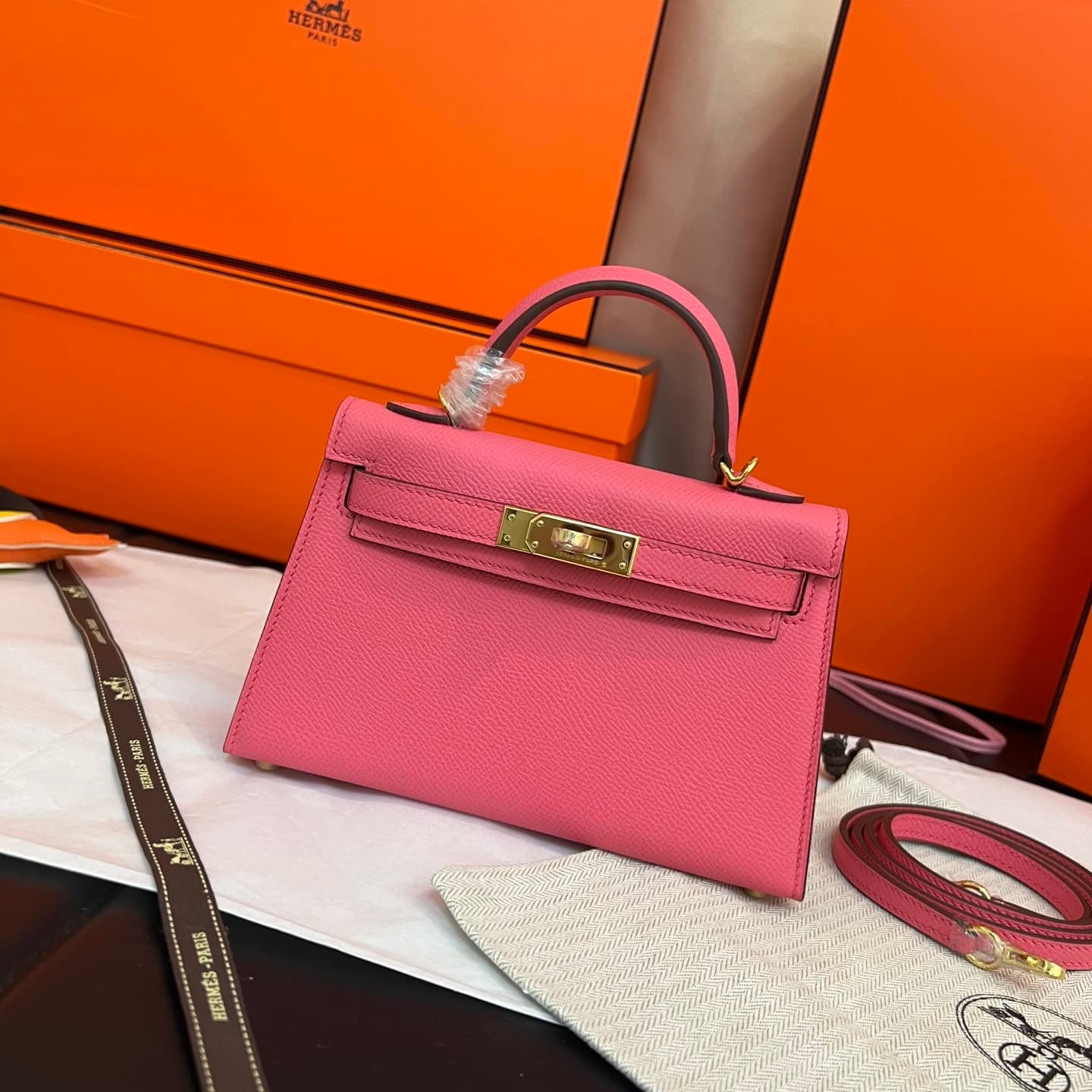 C4807 💰【Top-tier】Hermès Minikelly II Epsom, — image 2