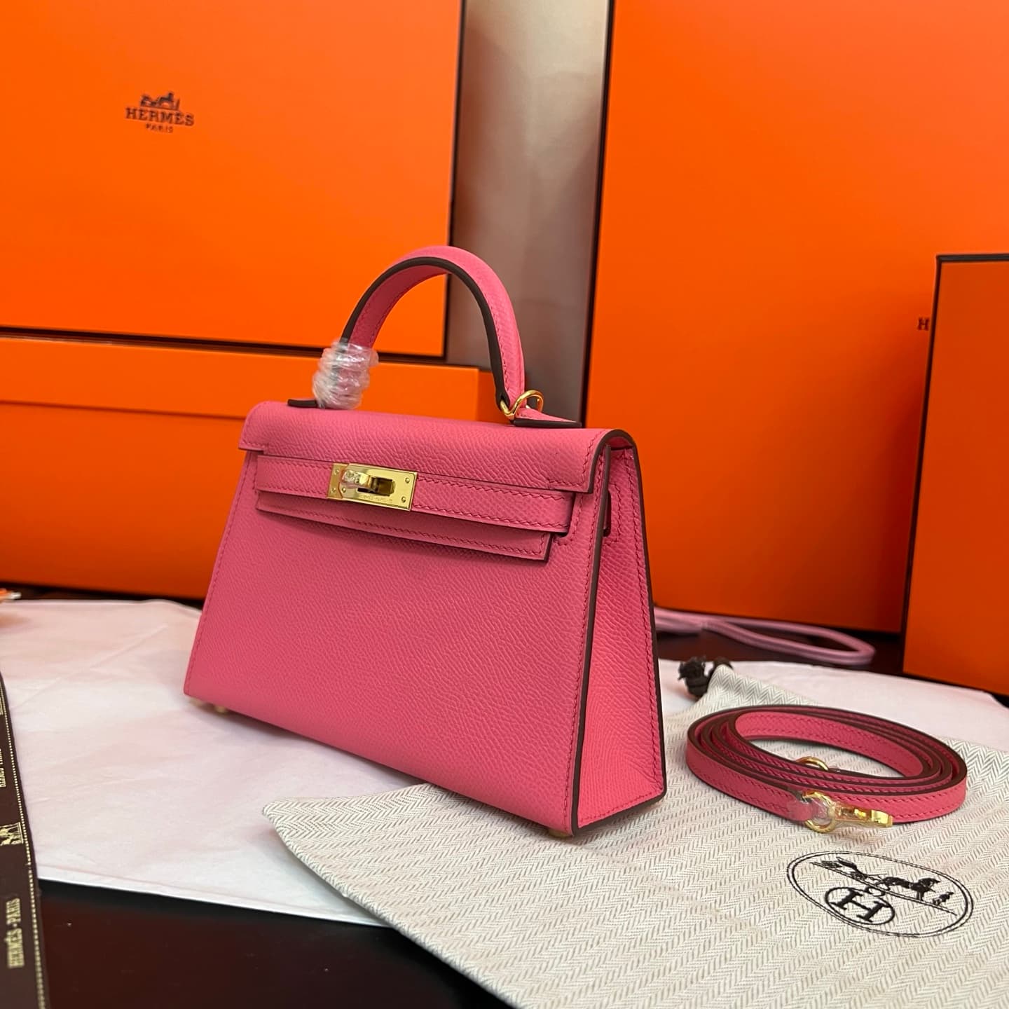 C4807 💰【Top-tier】Hermès Minikelly II Epsom, — image 4