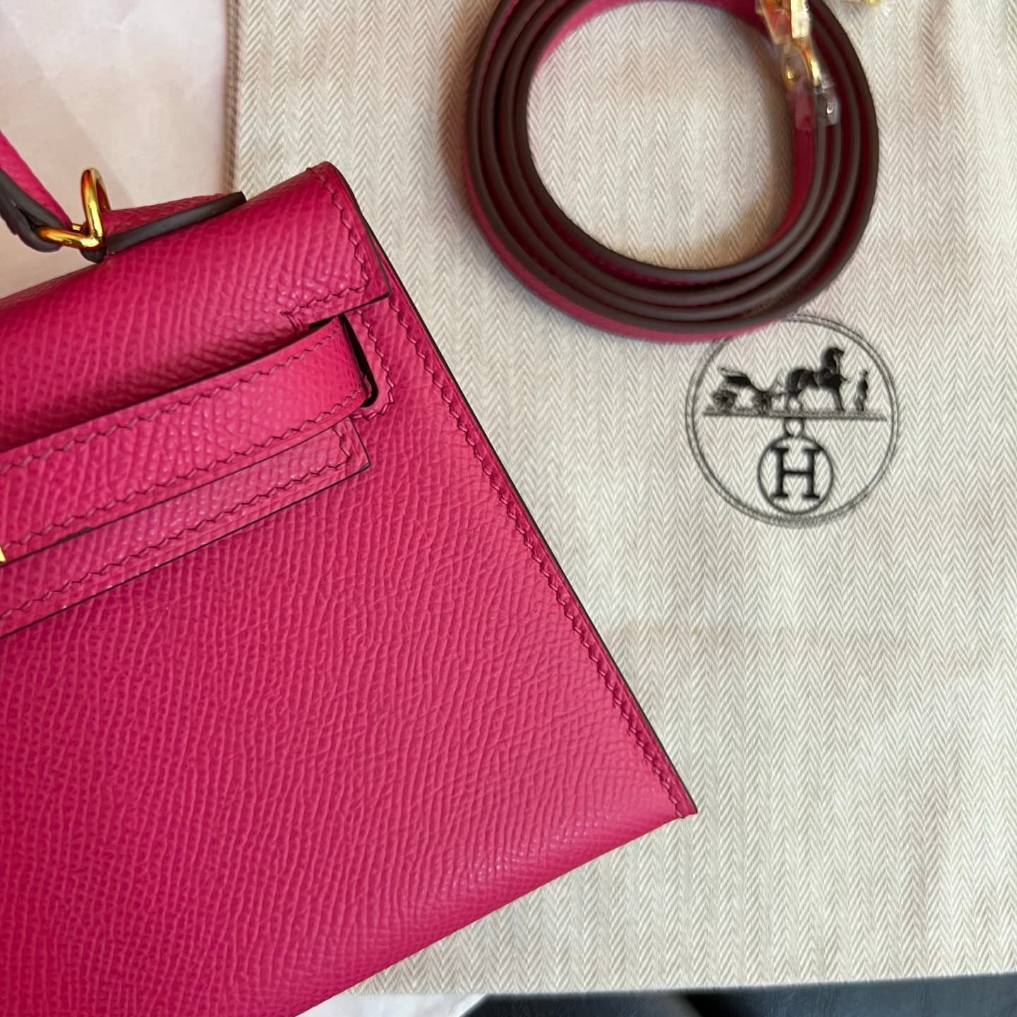 C4806 💰【Top Quality】Hermès Minikelly II Epsom, — image 7
