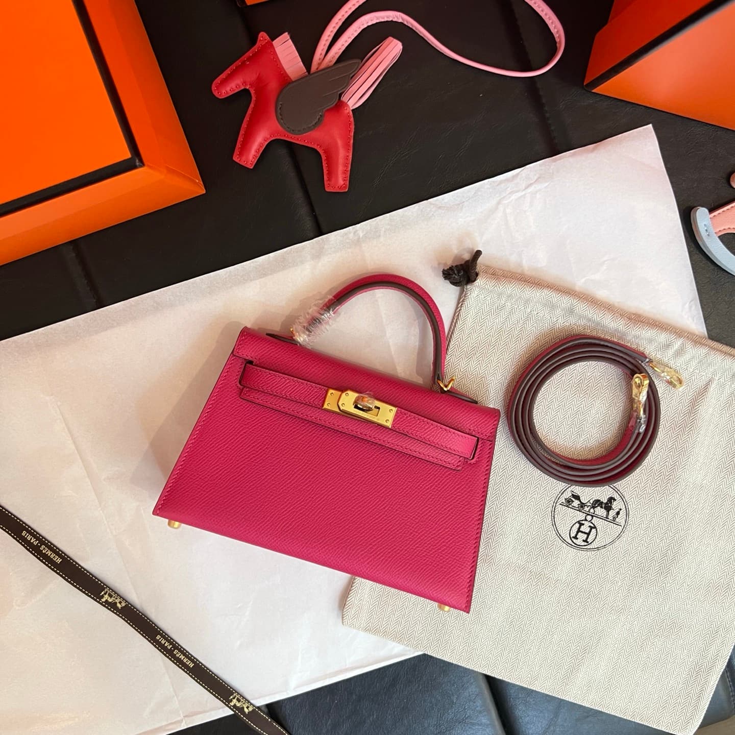 C4806 💰【Top Quality】Hermès Minikelly II Epsom, — image 5