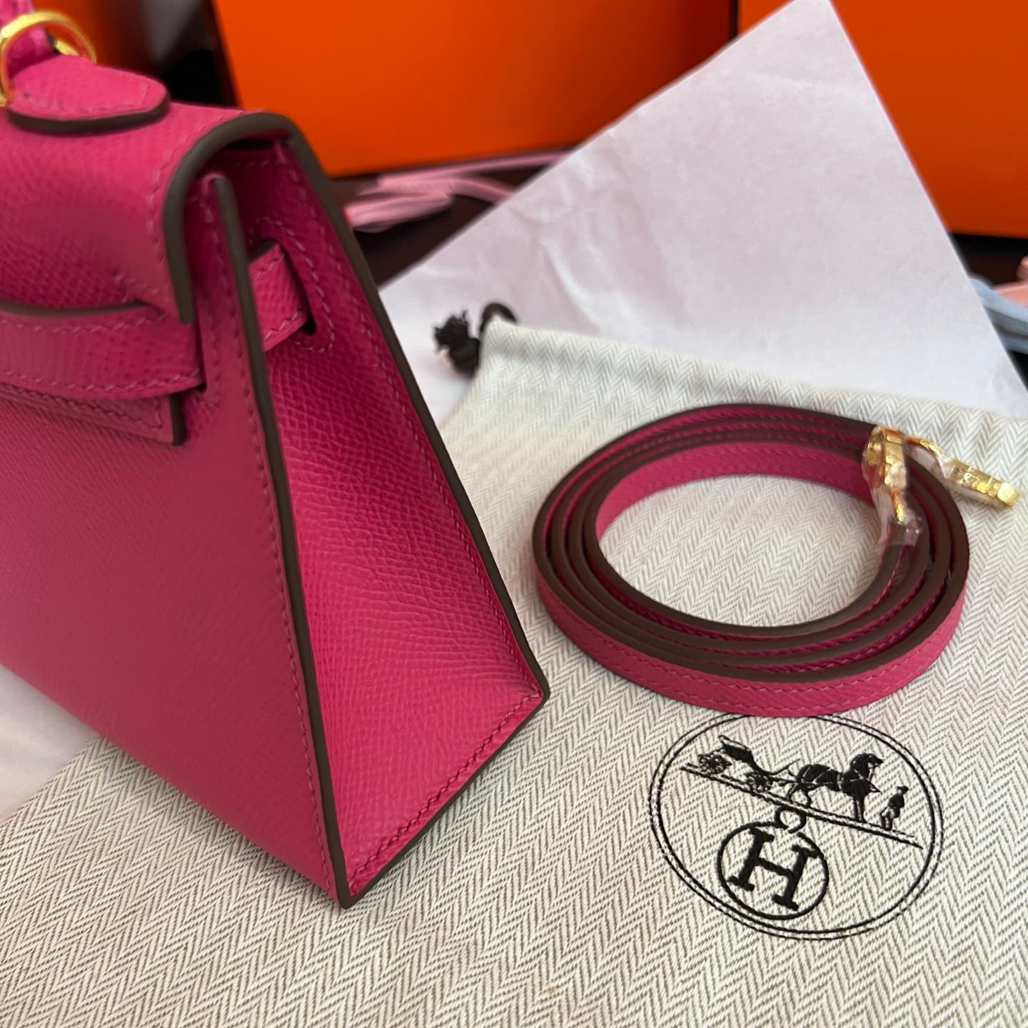 C4806 💰【Top Quality】Hermès Minikelly II Epsom, — image 8
