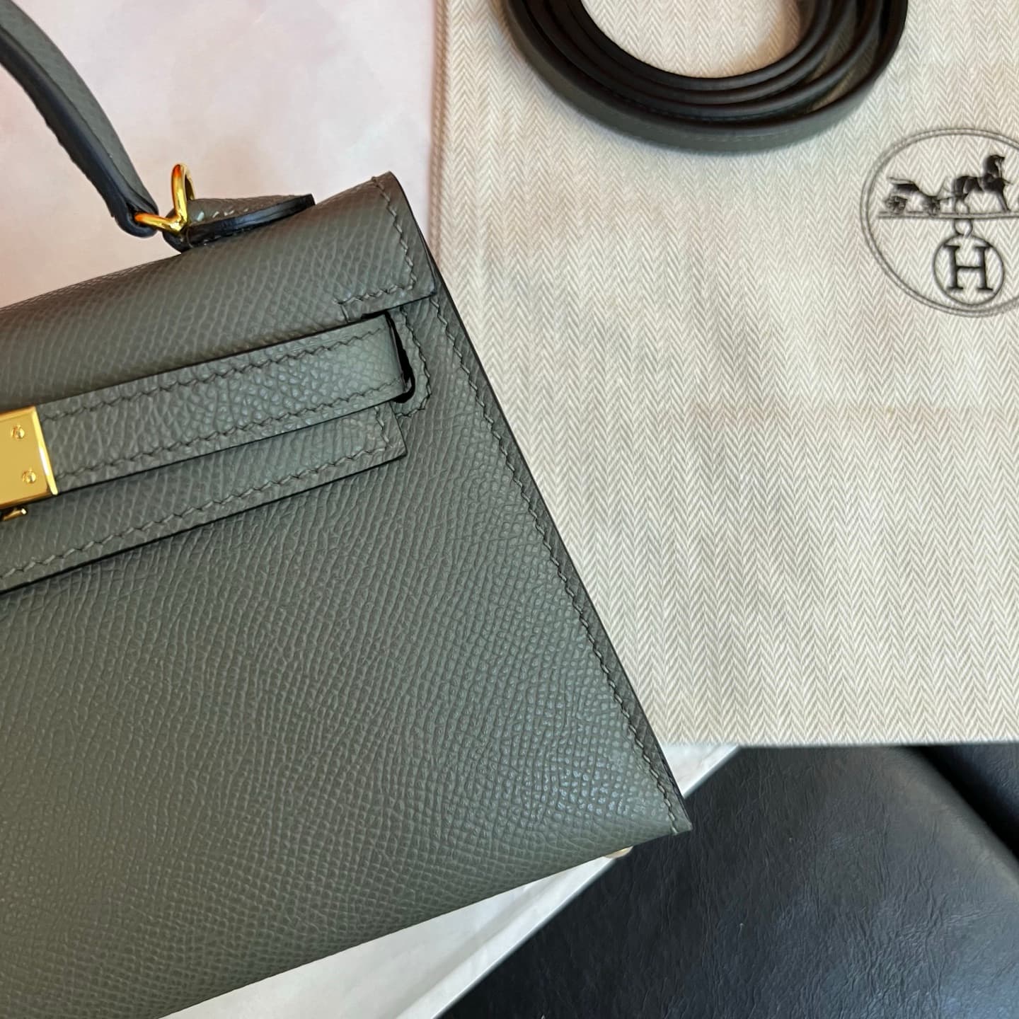 C4805 💰【Top Quality】Hermès Minikelly II Epsom, — image 7