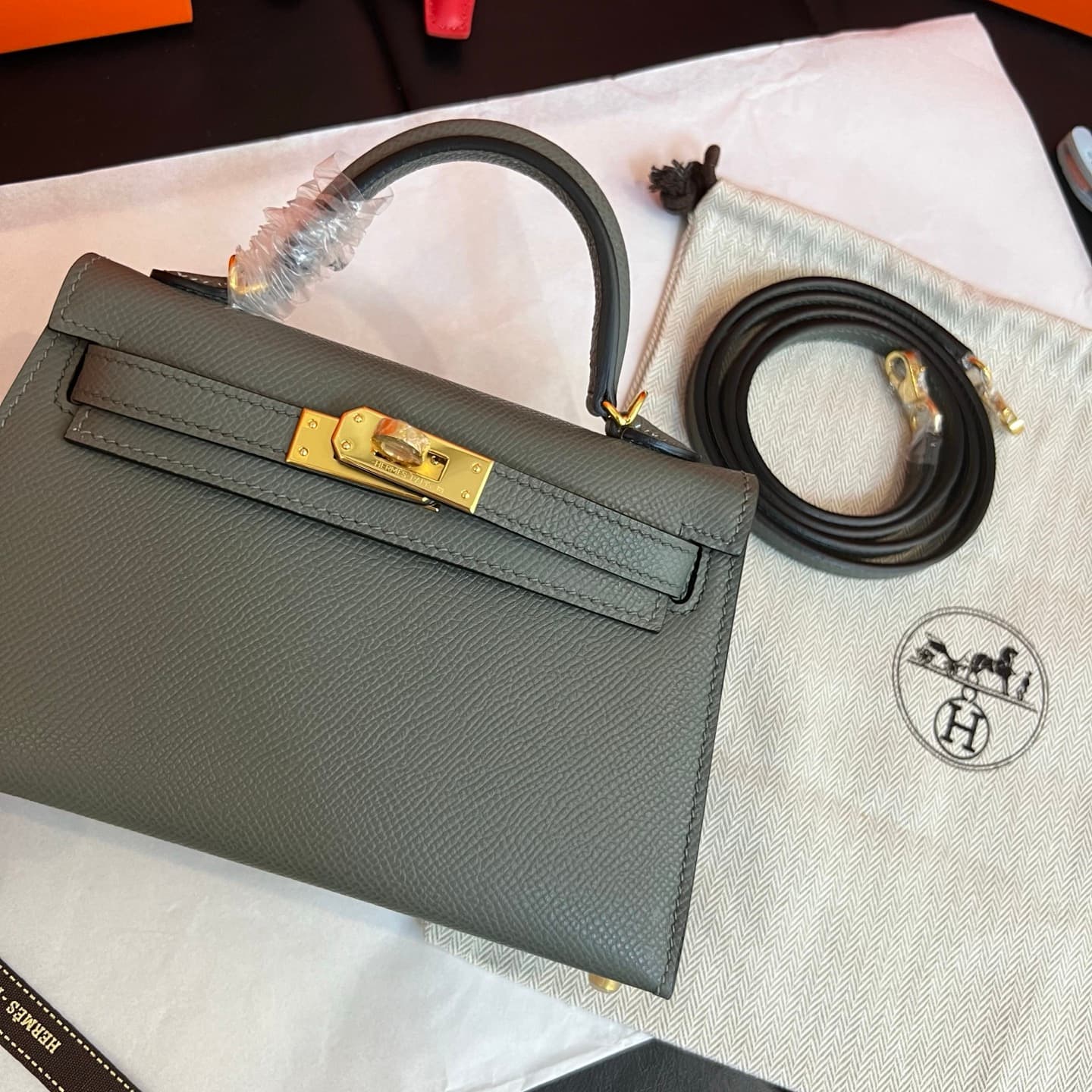 C4805 💰【Top Quality】Hermès Minikelly II Epsom, — image 6