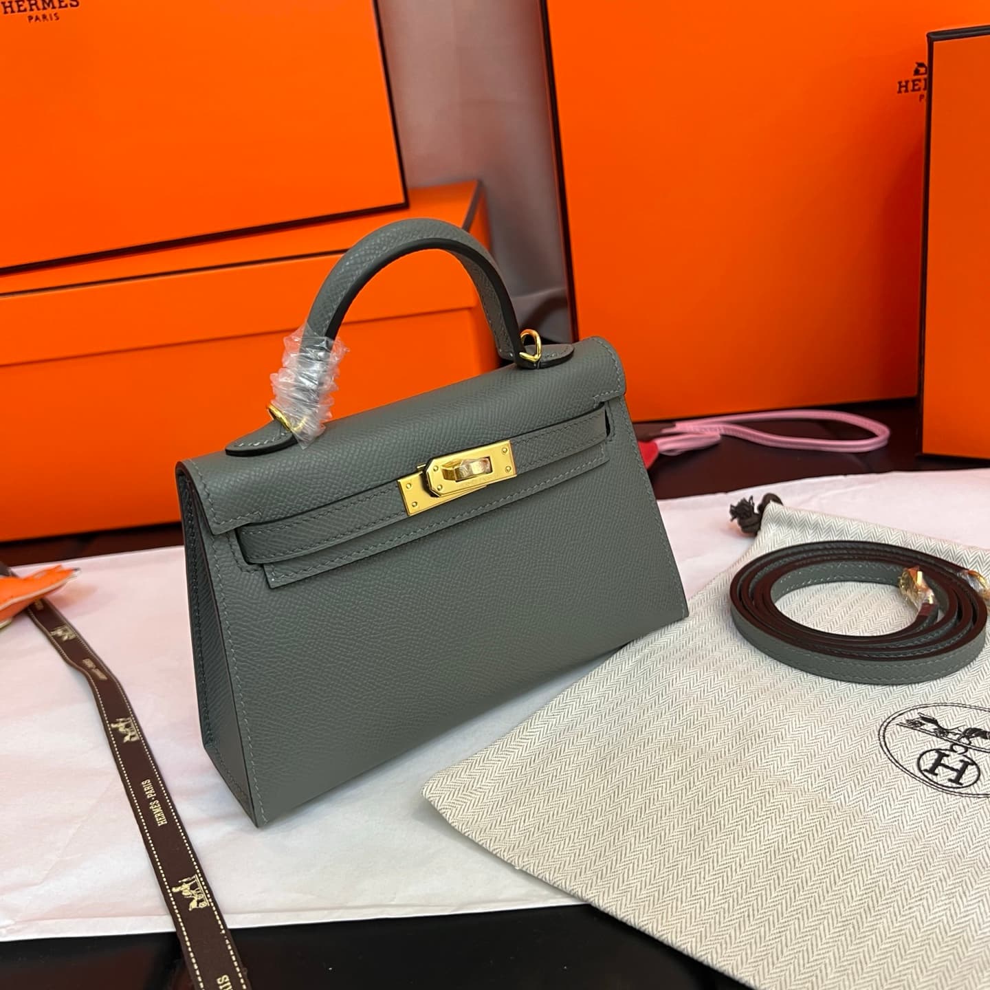 C4805 💰【Top Quality】Hermès Minikelly II Epsom, — image 3