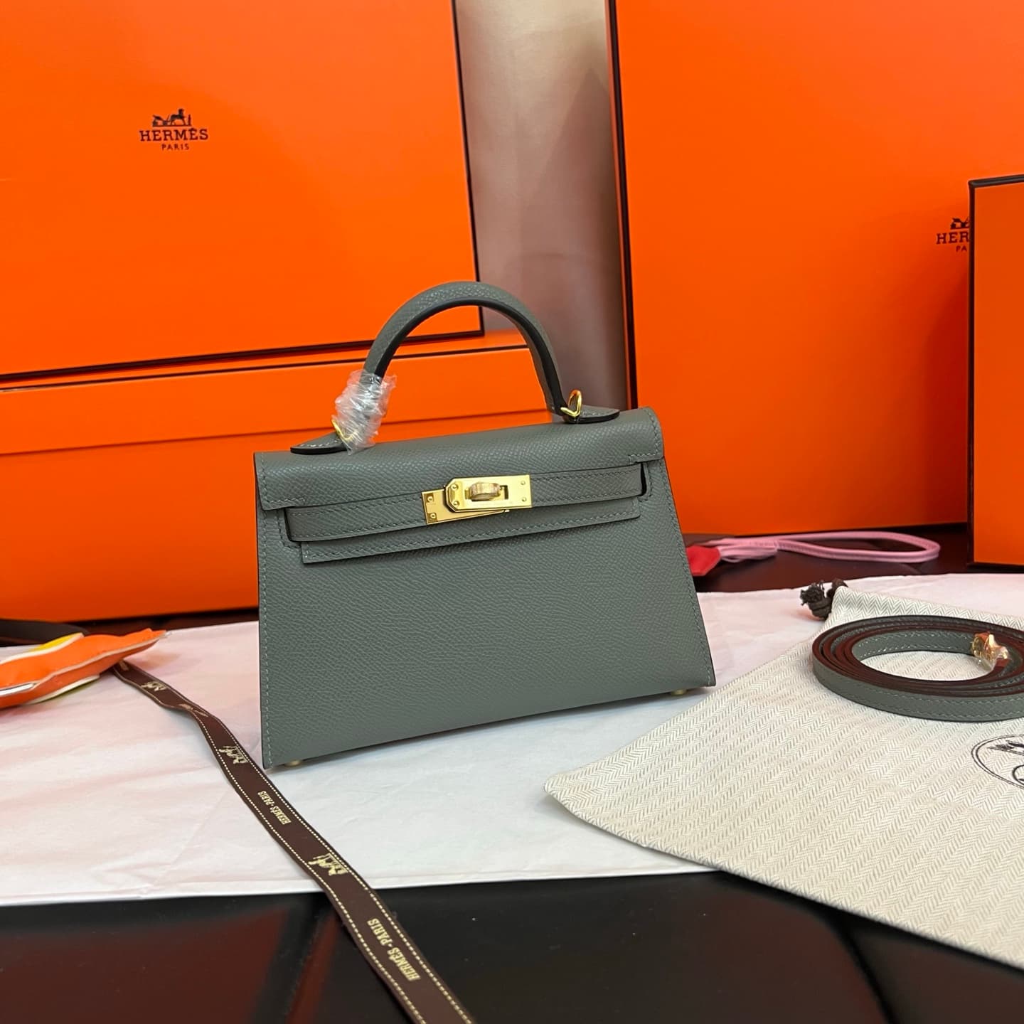 C4805 💰【Top Quality】Hermès Minikelly II Epsom, — image 1