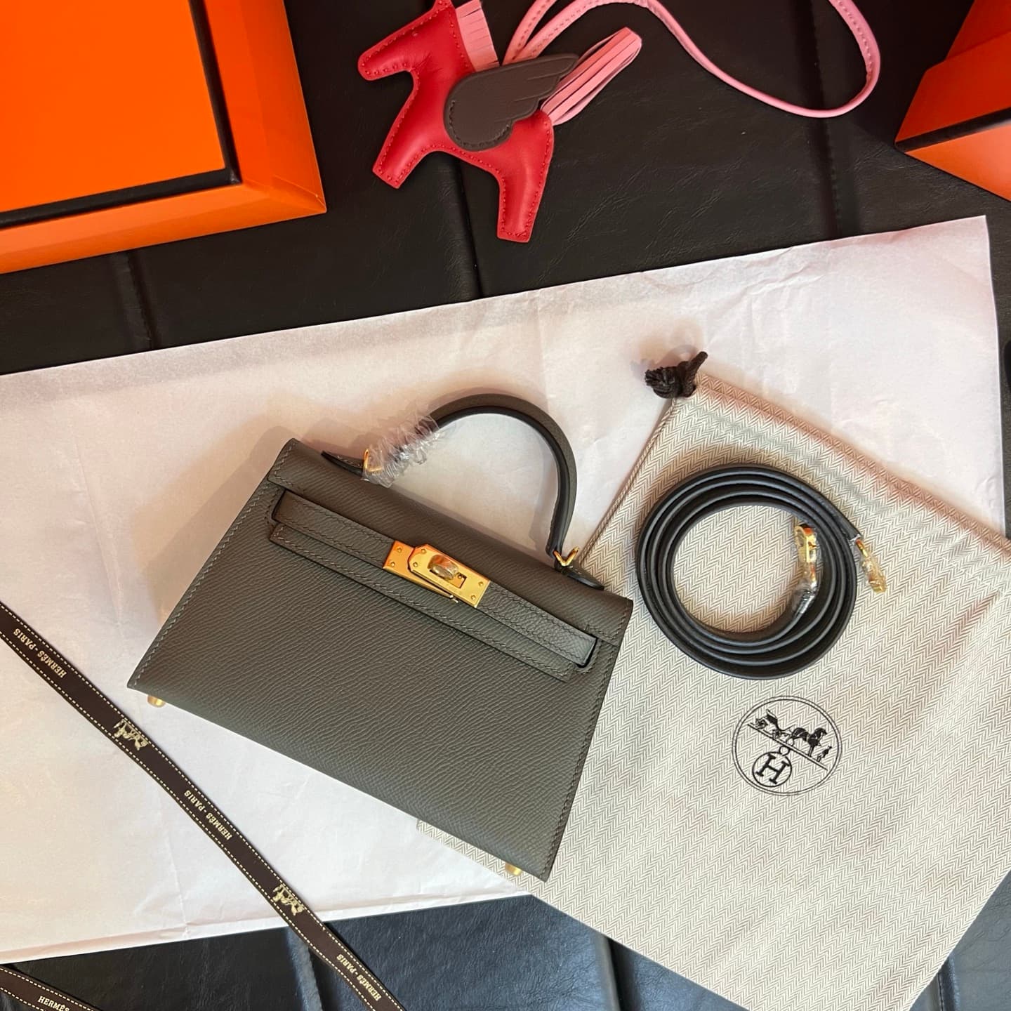C4805 💰【Top Quality】Hermès Minikelly II Epsom, — image 5
