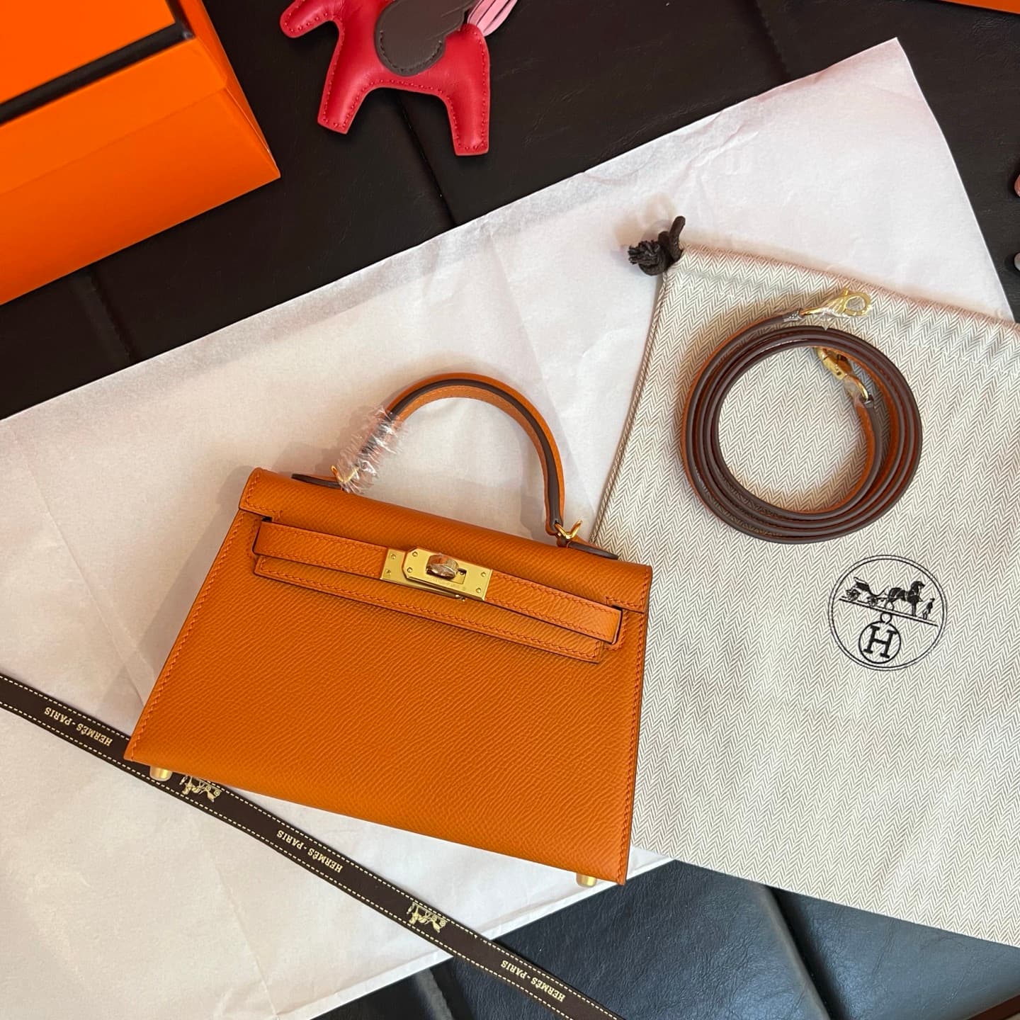C4804 💰【Top Quality】Hermès Minikelly II Epsom, — image 4