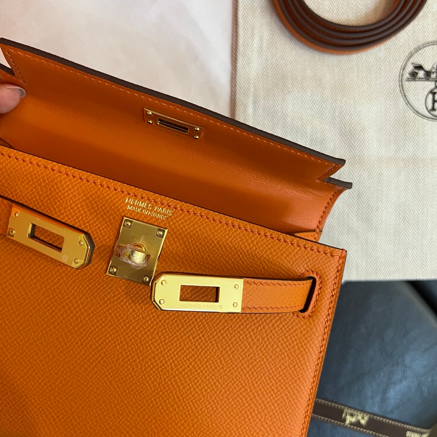 C4804 💰【Top Quality】Hermès Minikelly II Epsom, — image 8
