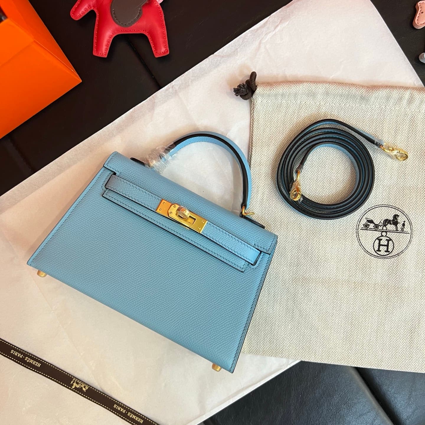 C4803 💰【Top Quality】Hermès Minikelly II Epsom, — image 4