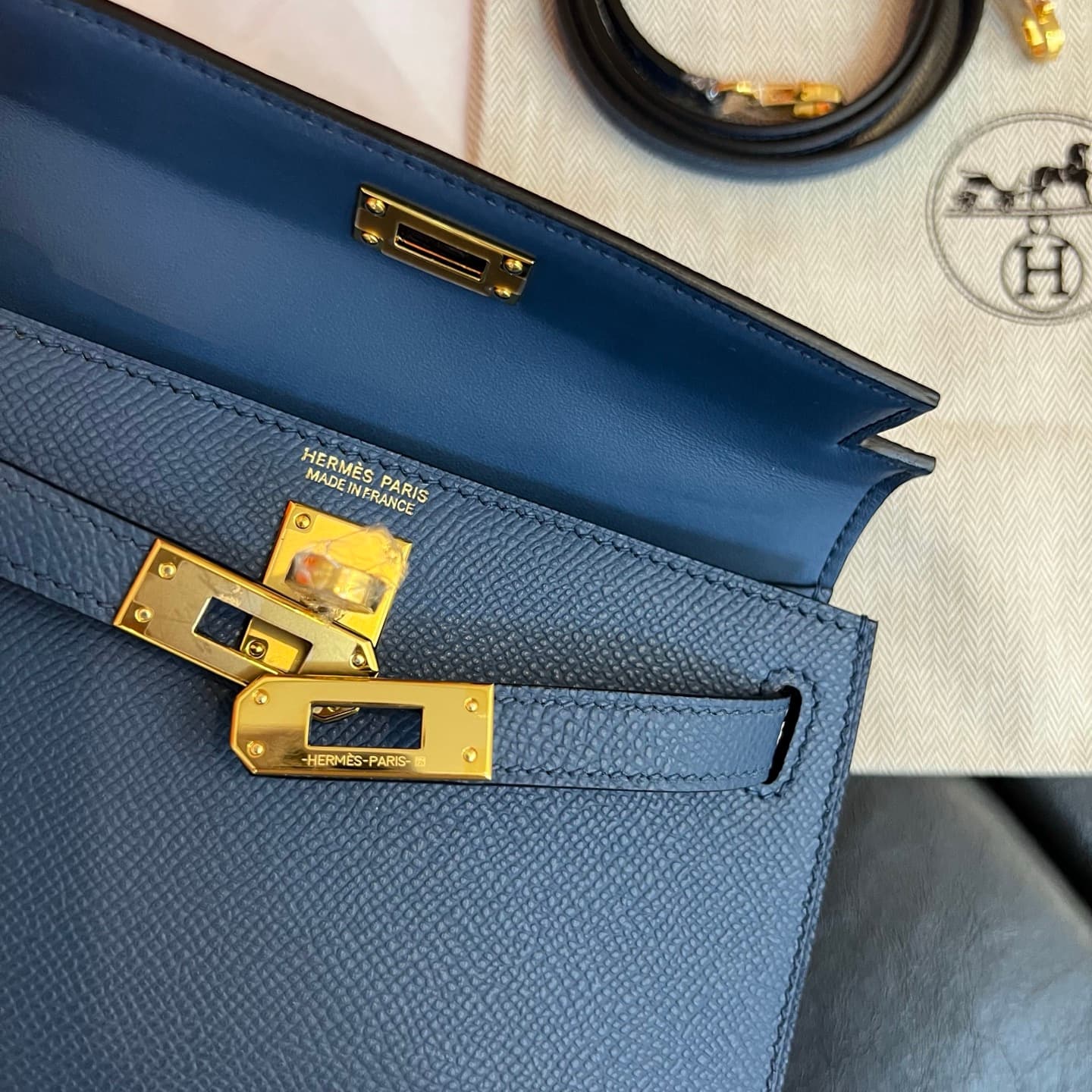 C4802 💰【Top-tier】Hermès Minikelly II Epsom, — image 8