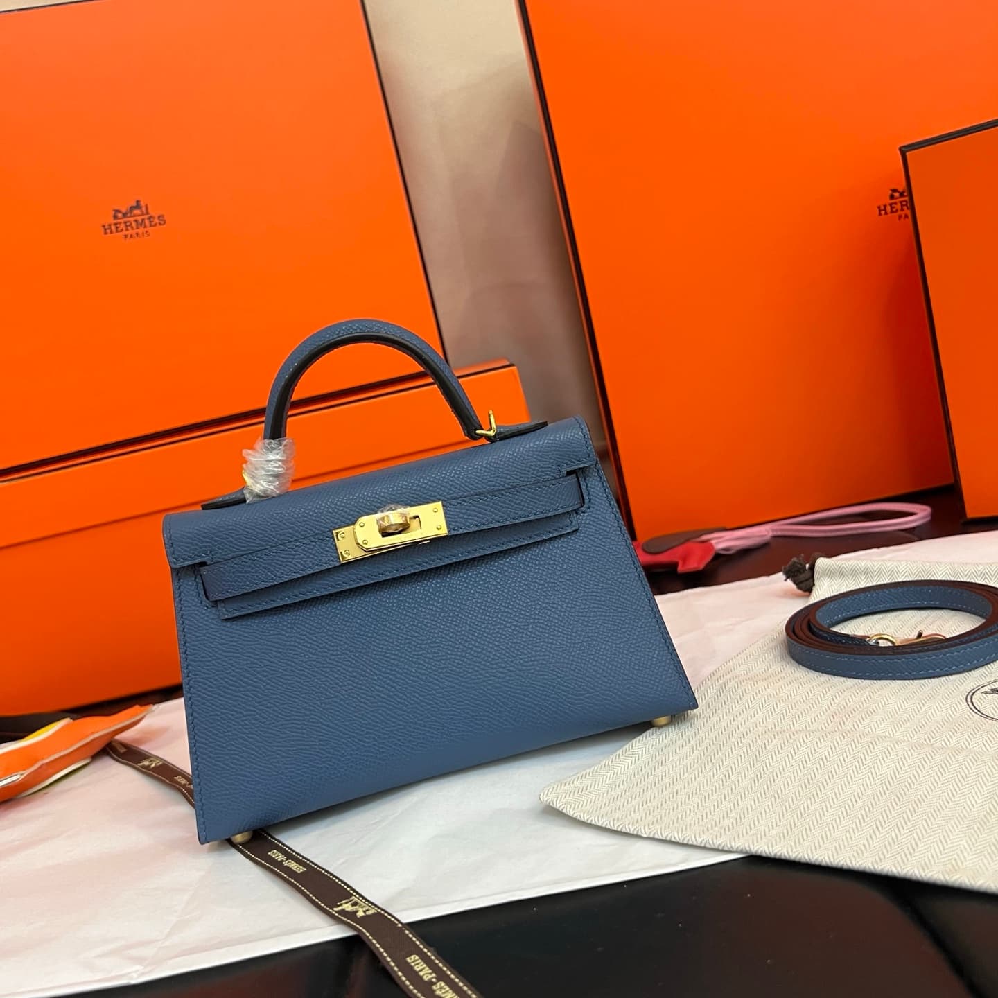 C4802 💰【Top-tier】Hermès Minikelly II Epsom, — image 1