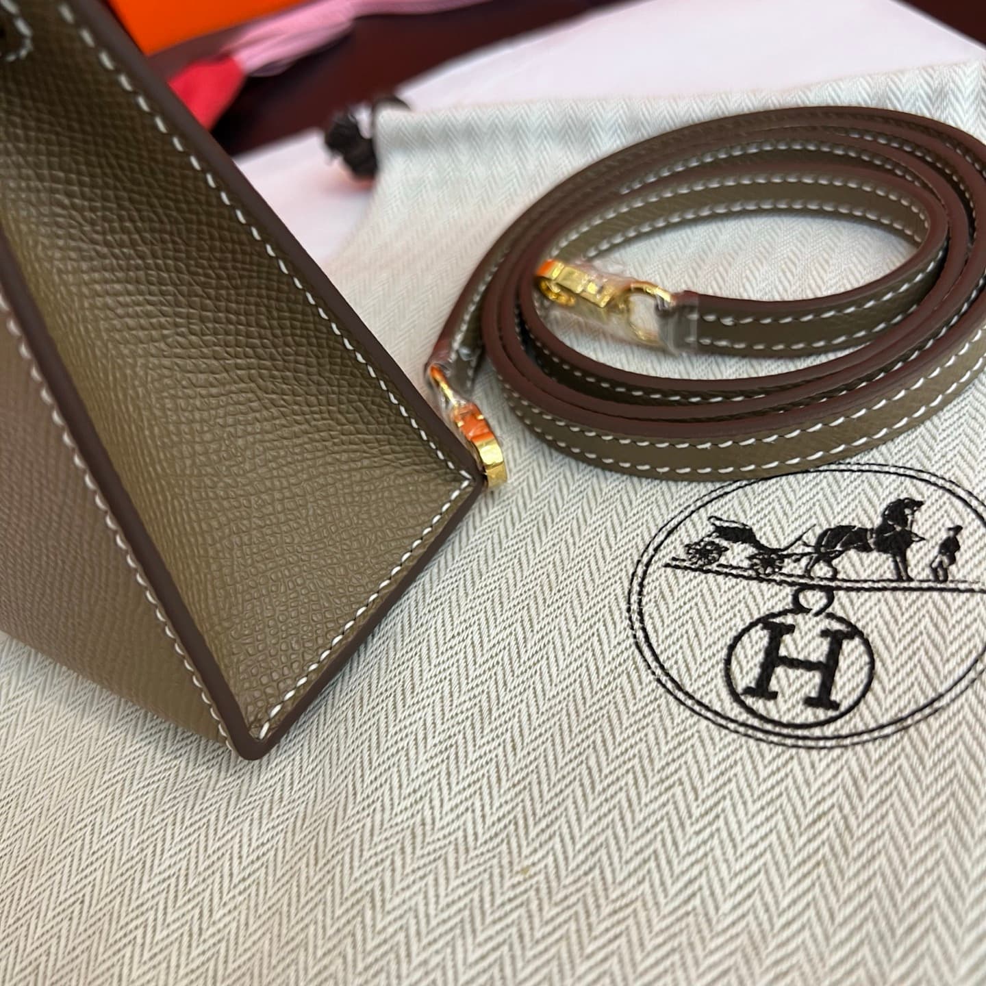 C4801 💰【Top Quality】Hermès Minikelly II Epsom, — image 6