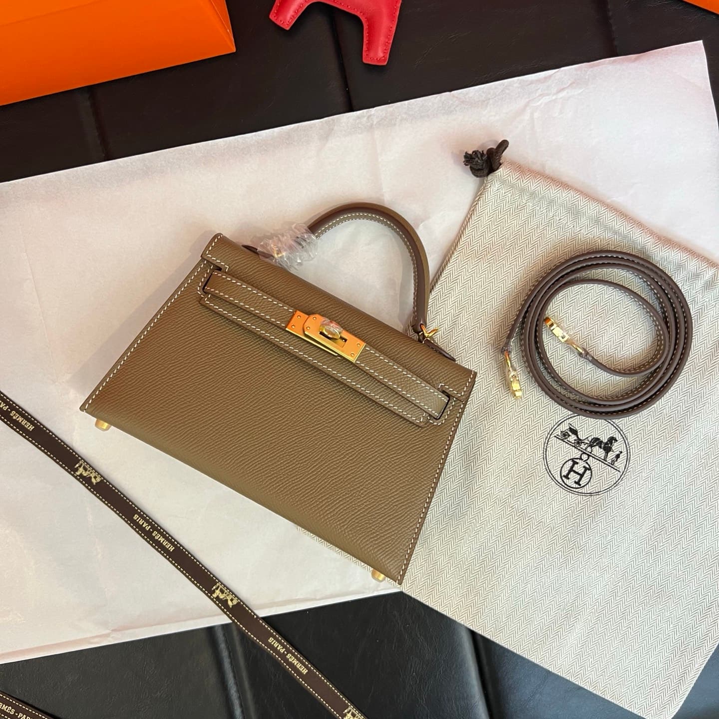 C4801 💰【Top Quality】Hermès Minikelly II Epsom, — image 5