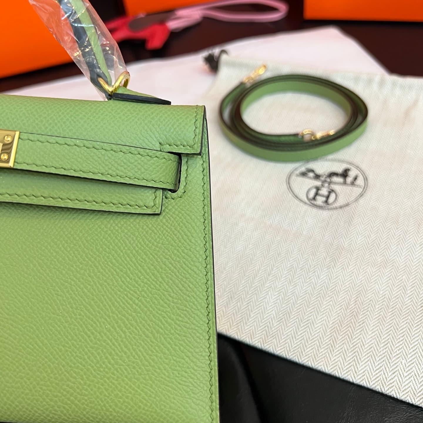 C4800 💰【Top-tier】Hermès Minikelly II Epsom, — image 5