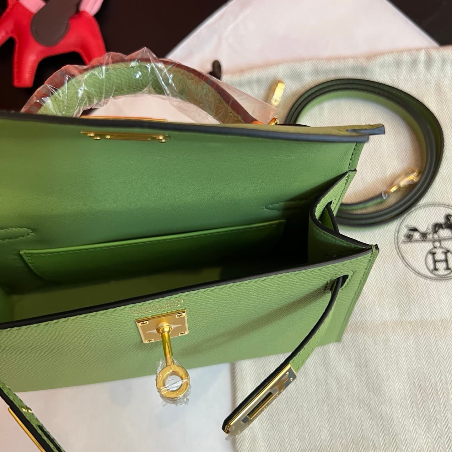 C4800 💰【Top-tier】Hermès Minikelly II Epsom, — image 8