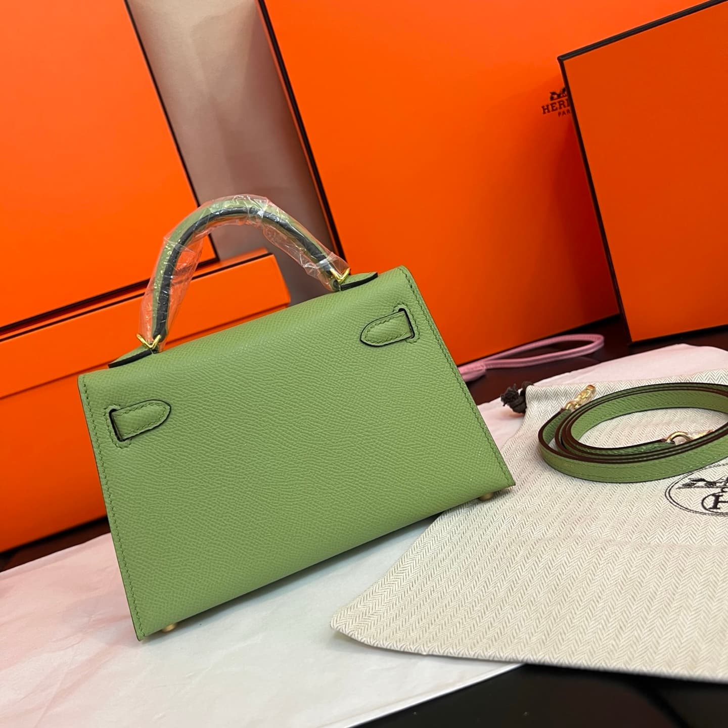 C4800 💰【Top-tier】Hermès Minikelly II Epsom, — image 3