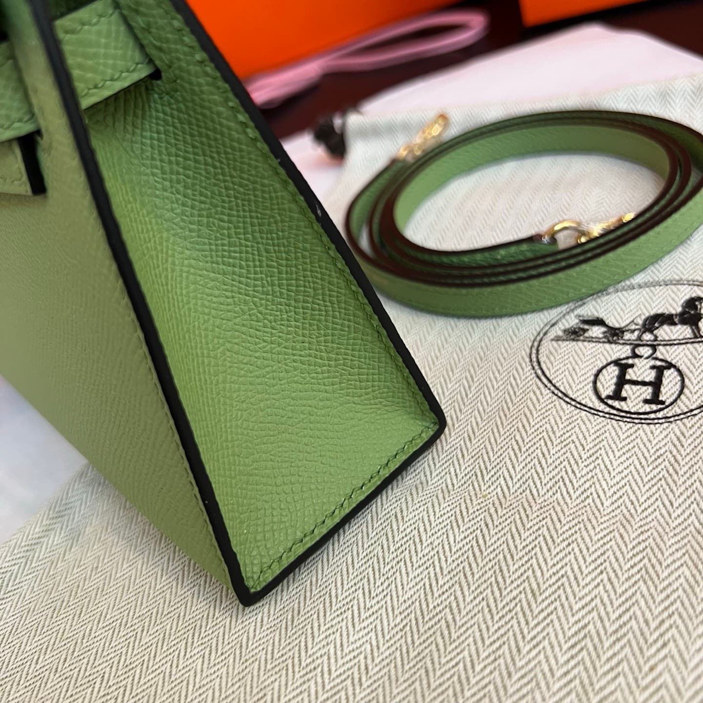 C4800 💰【Top-tier】Hermès Minikelly II Epsom, — image 6