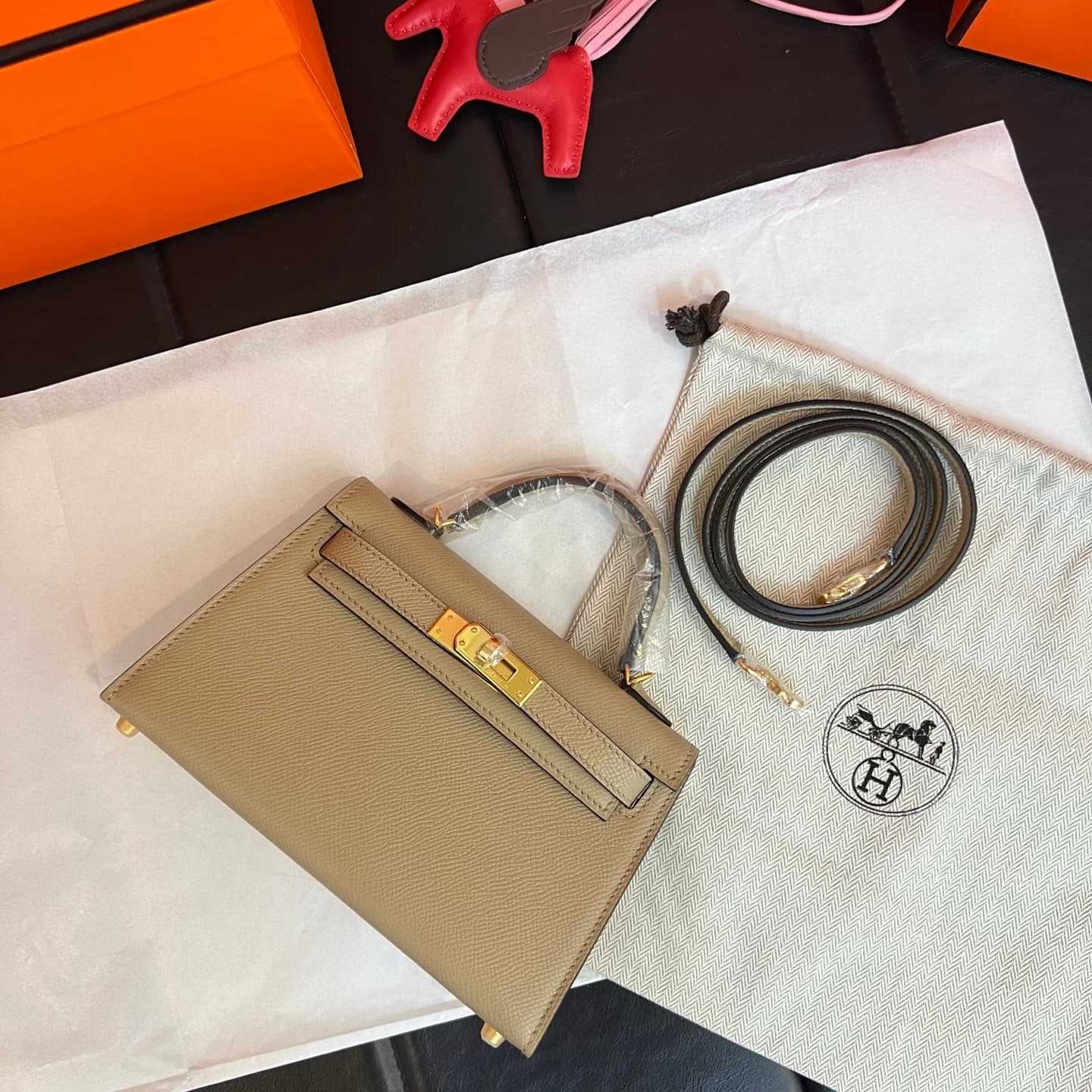 C4798 💰【Top-tier】Hermès Minikelly II Epsom, — image 4