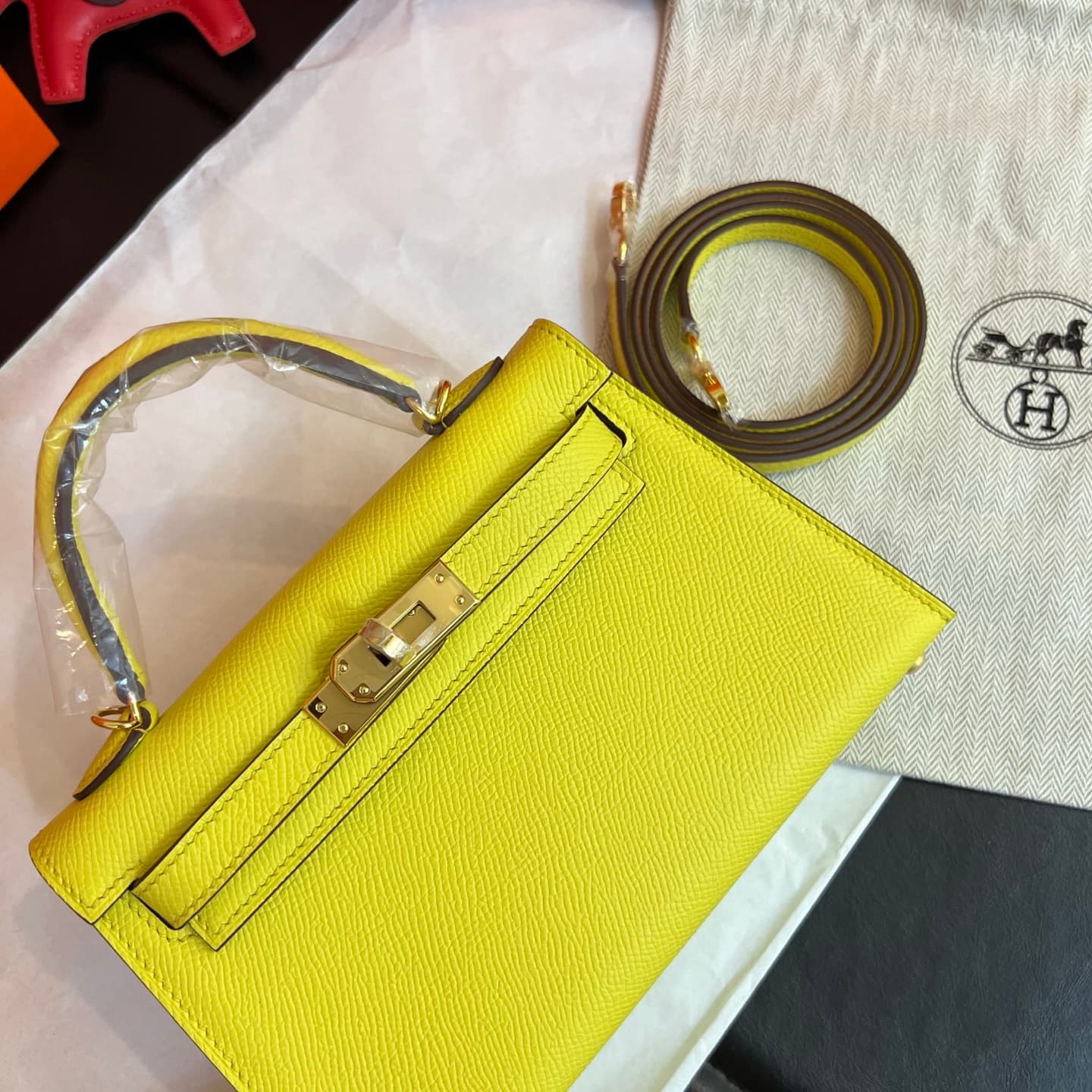 C4796 💰【Top-tier】Hermès Minikelly II Epsom, — image 4