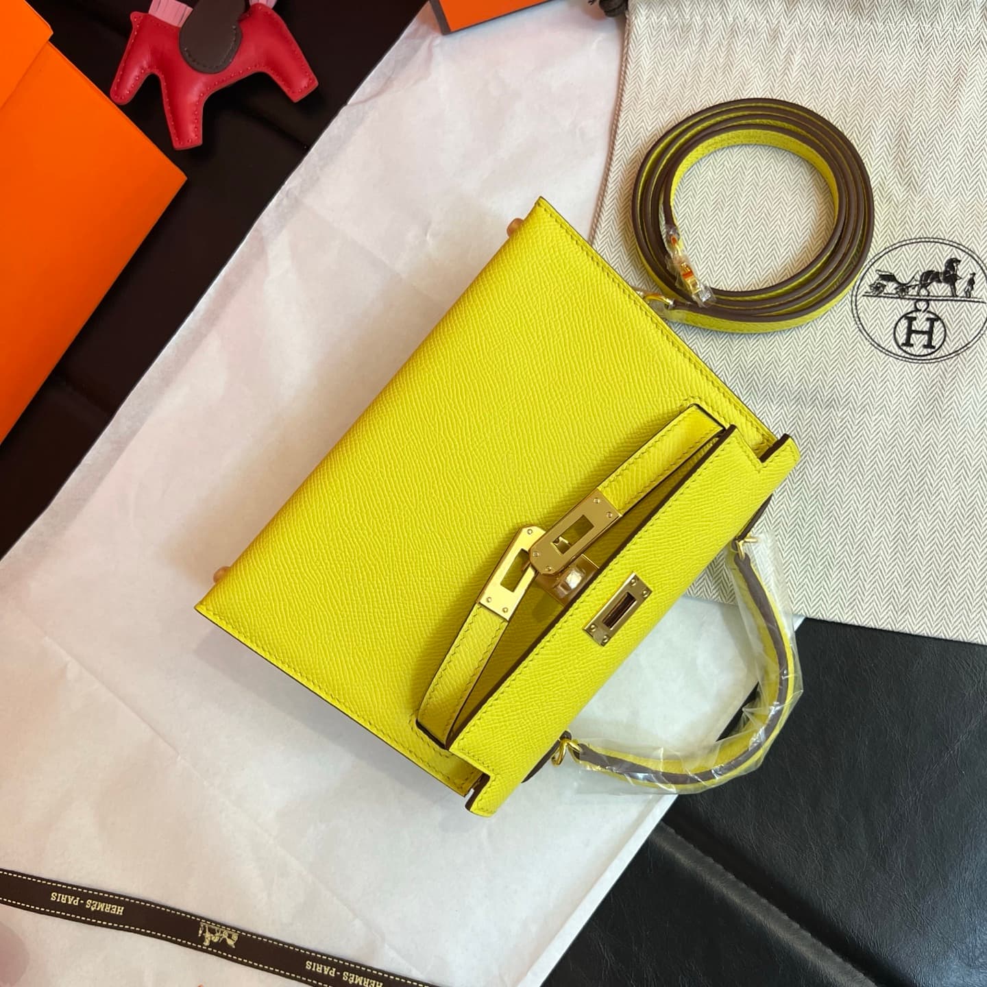 C4796 💰【Top-tier】Hermès Minikelly II Epsom, — image 5