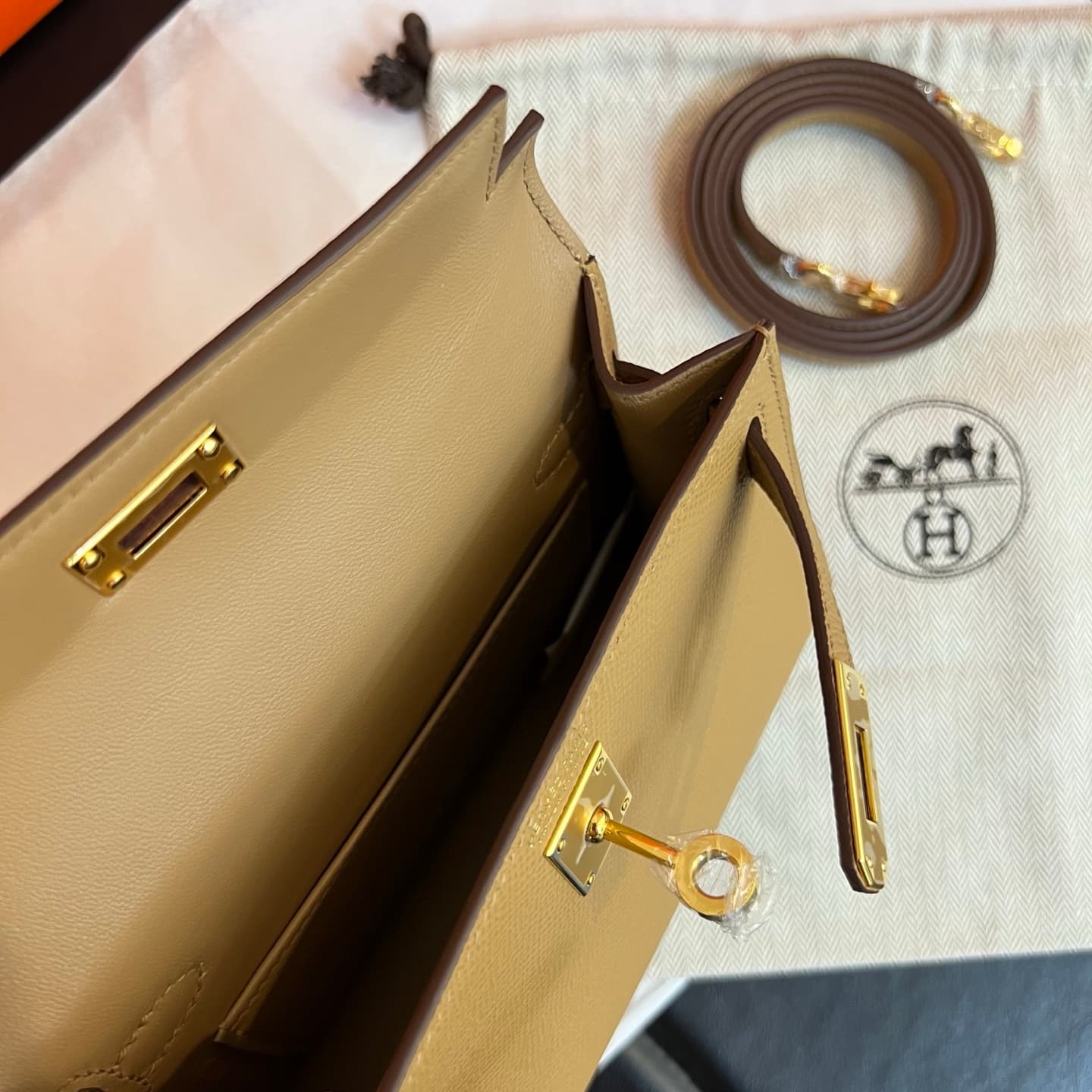 C4793 💰【Top-tier】Hermès Minikelly II Epsom, — image 7