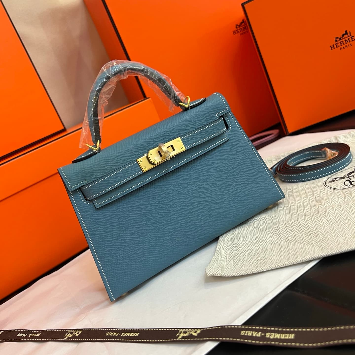 C4792 💰【Top Quality】Hermès Minikelly II Epsom, — image 4