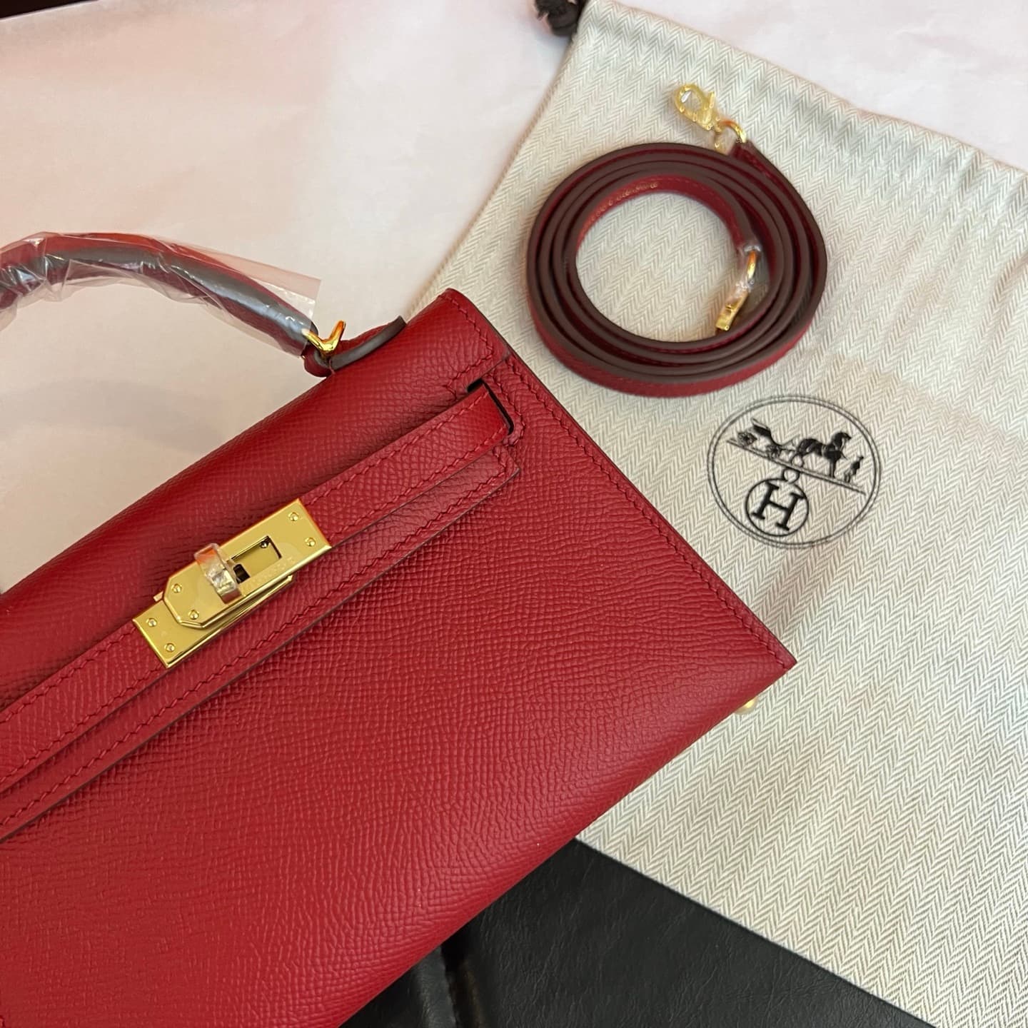 C4791 💰【Top-tier】Hermès Minikelly II Epsom, — image 5