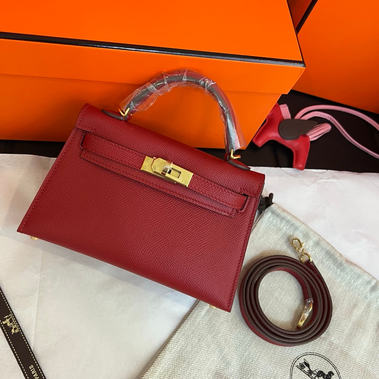 C4791 💰【Top-tier】Hermès Minikelly II Epsom, — image 4