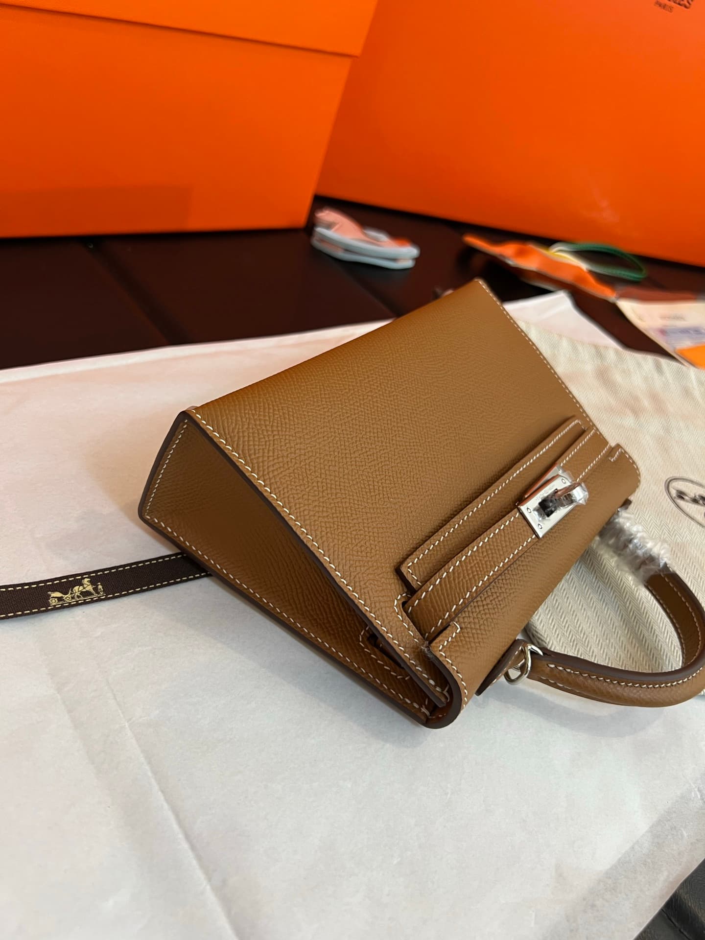 C4828 💰【Top-tier】Hermès Minikelly II Epsom, — image 6