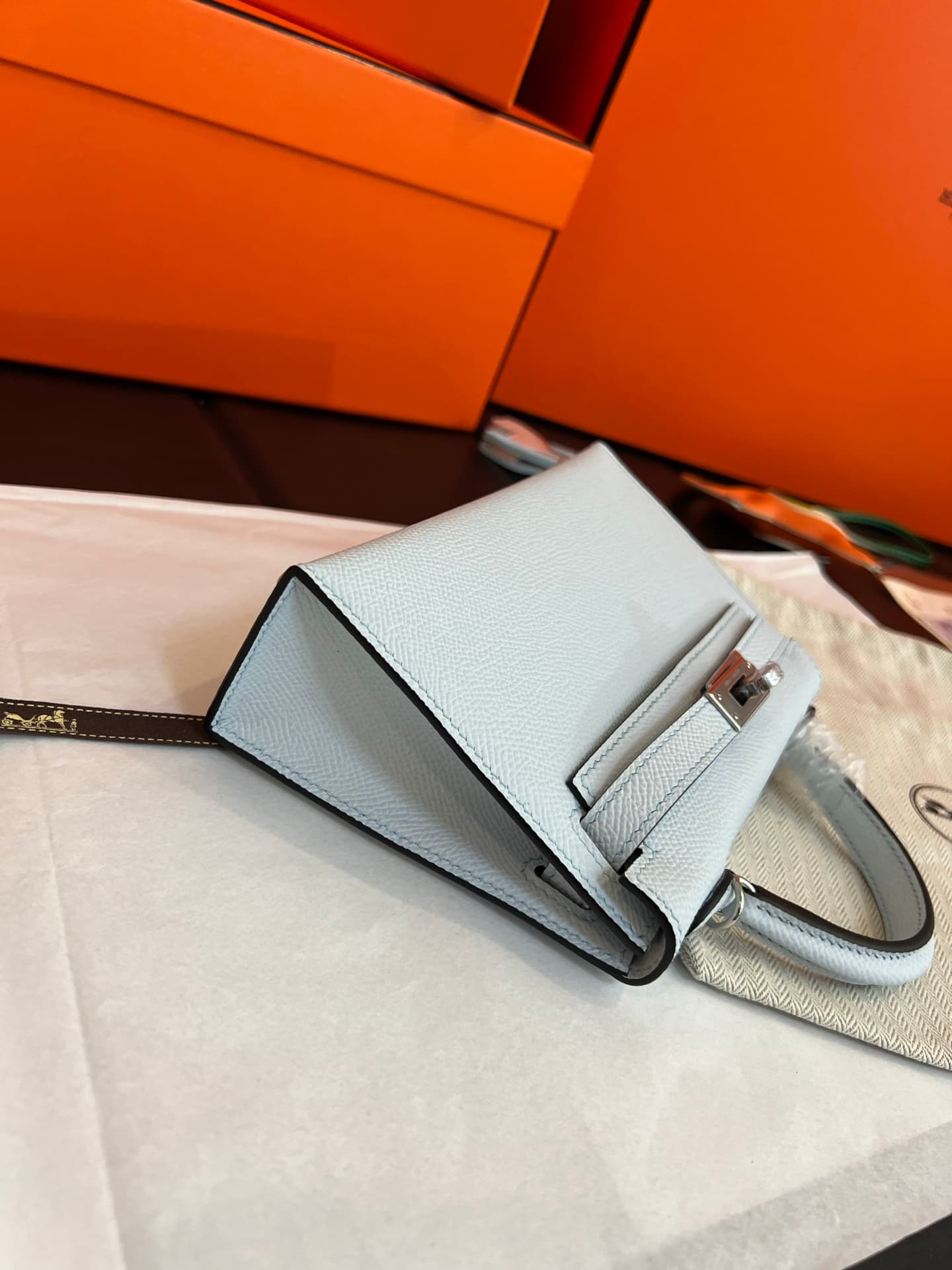 C4824 💰【Top Quality】Hermès Minikelly II Epsom, — image 6