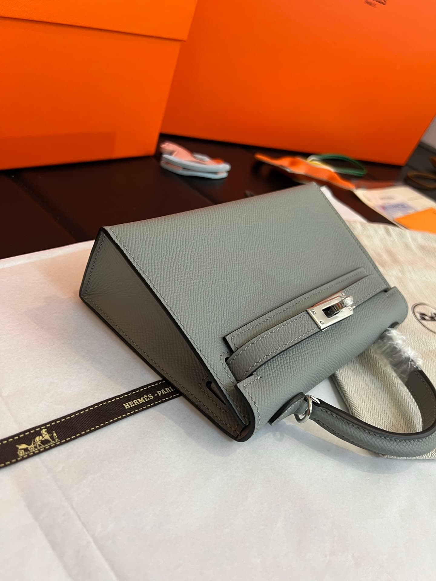 C4823 💰【Top Quality】Hermès Minikelly II Epsom, — image 6