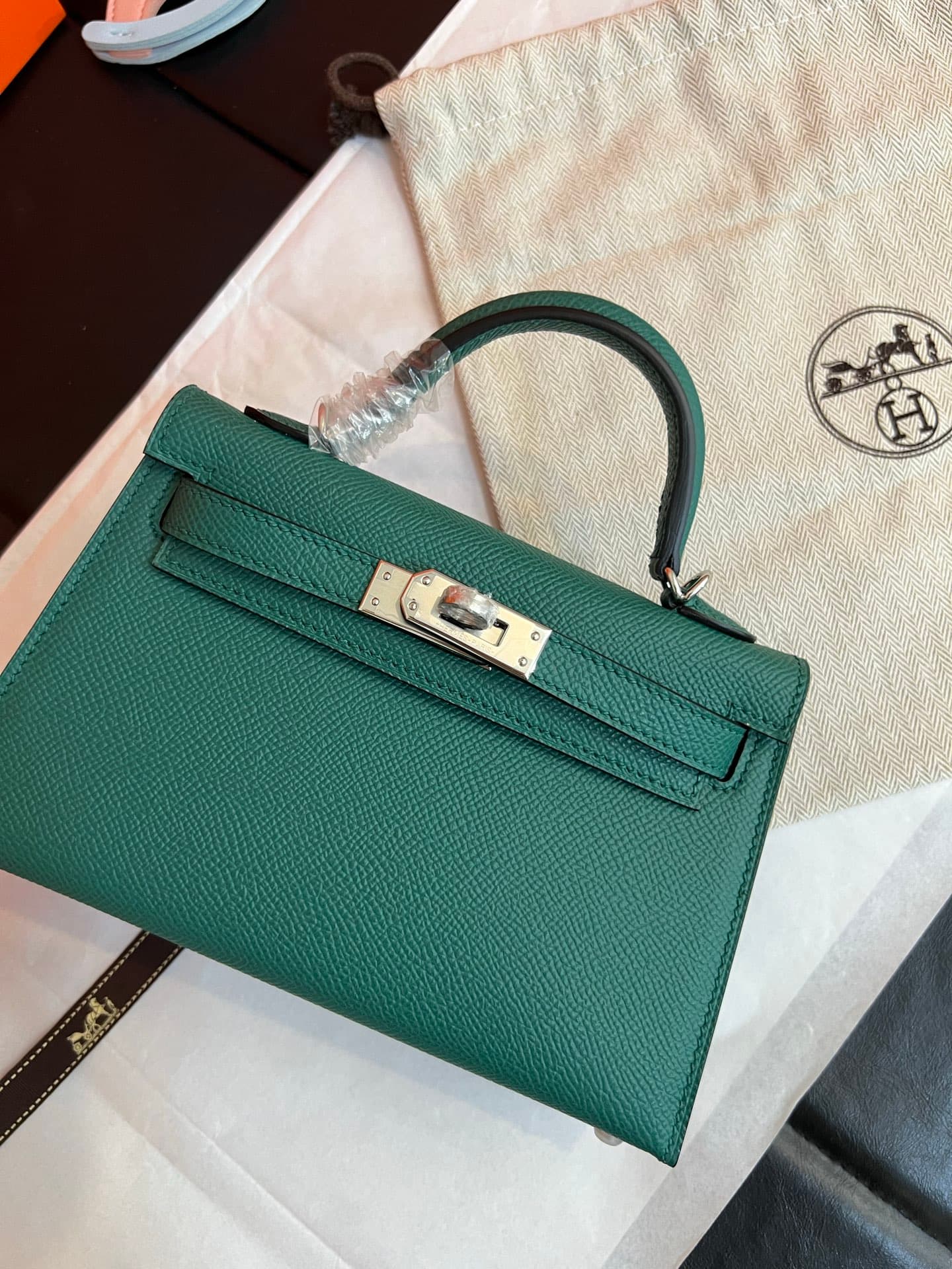 C4822 💰【Top-tier】Hermès Minikelly II Epsom, — image 3