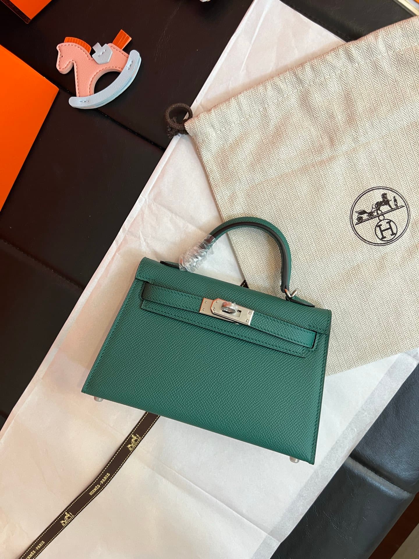 C4822 💰【Top-tier】Hermès Minikelly II Epsom, — image 2