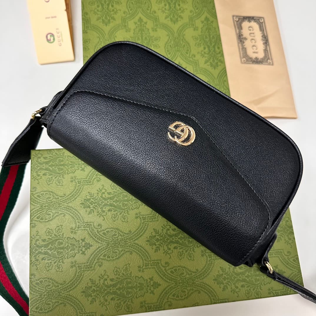C3911 GUCCI new model, original quality – shown in real photos! Suitable for both men and women. Model number: 764961. PVC blue color 🎈🎈🎈. Dimensions: width 22X, height 13X, side width 4. 🎉🎉🎉 Shipping started! 52001000 — image 4
