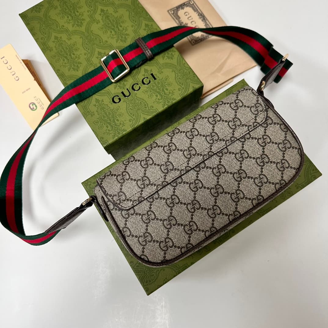 C3909 GUCCI new model, original quality – real photos! Suitable for both men and women. Model number: 764961. PVC blue color 🎈🎈🎈. Dimensions: width 22X, height 13X, side width 4. 🎉🎉🎉 Shipped! 52001000 — image 3